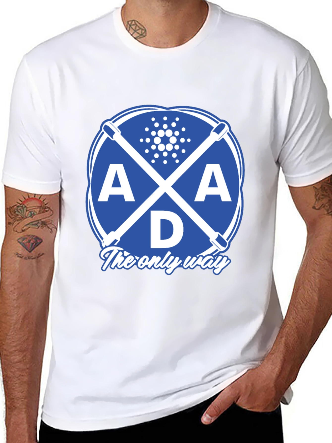 ADA Cardano Cryptocurrency T-Shirt - The only way
