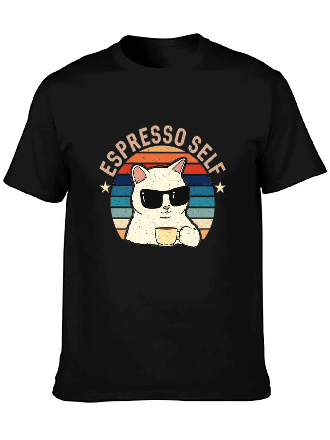 Espresso Self Funny Cat T-Shirt