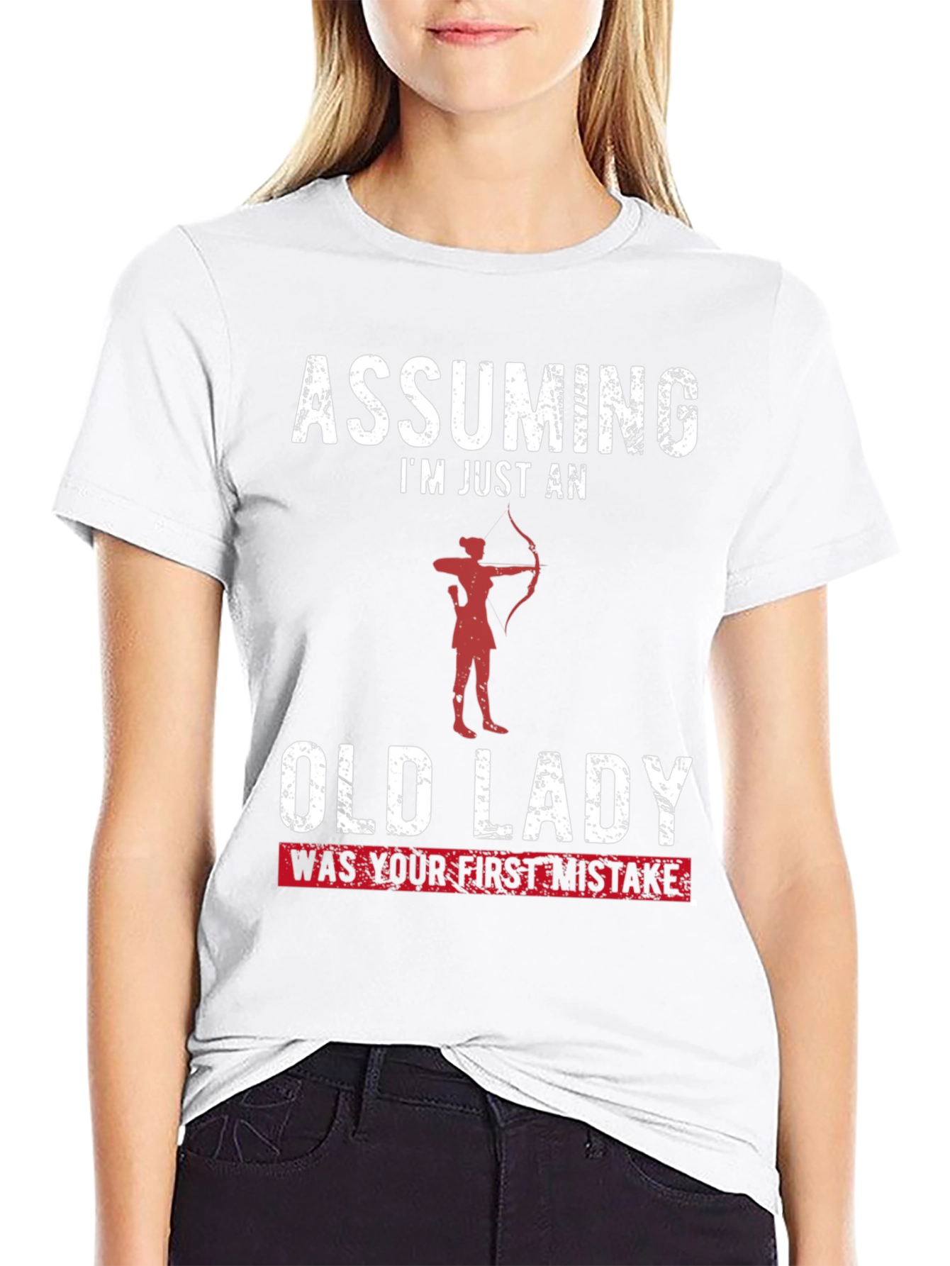 Assuming Im Just an Old Lady Funny T-Shirt