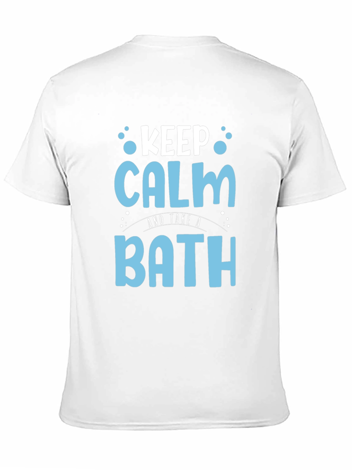 Keep Calm and Take a Bath Black T-Shirt