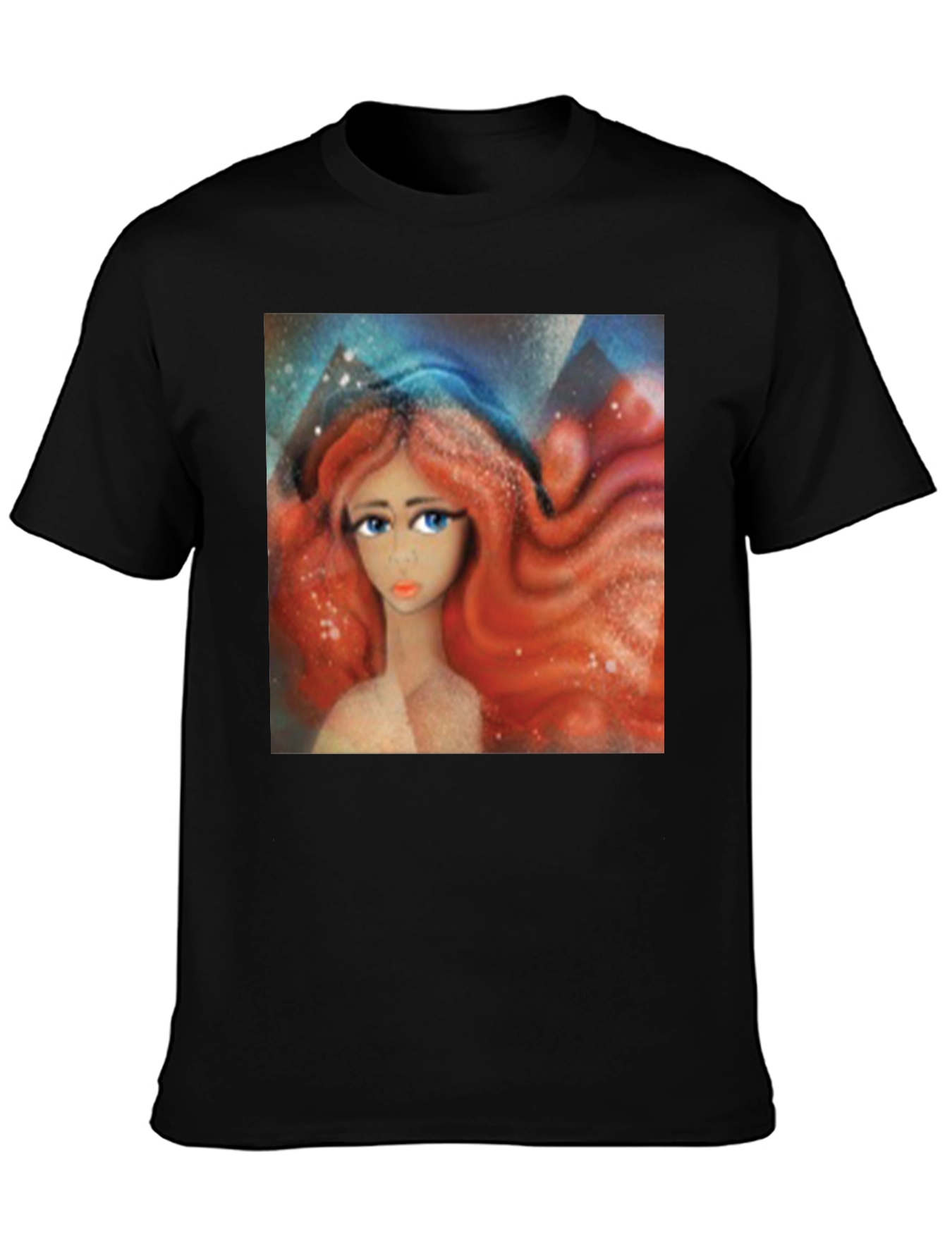 Red Haired Woman Graphic Tee