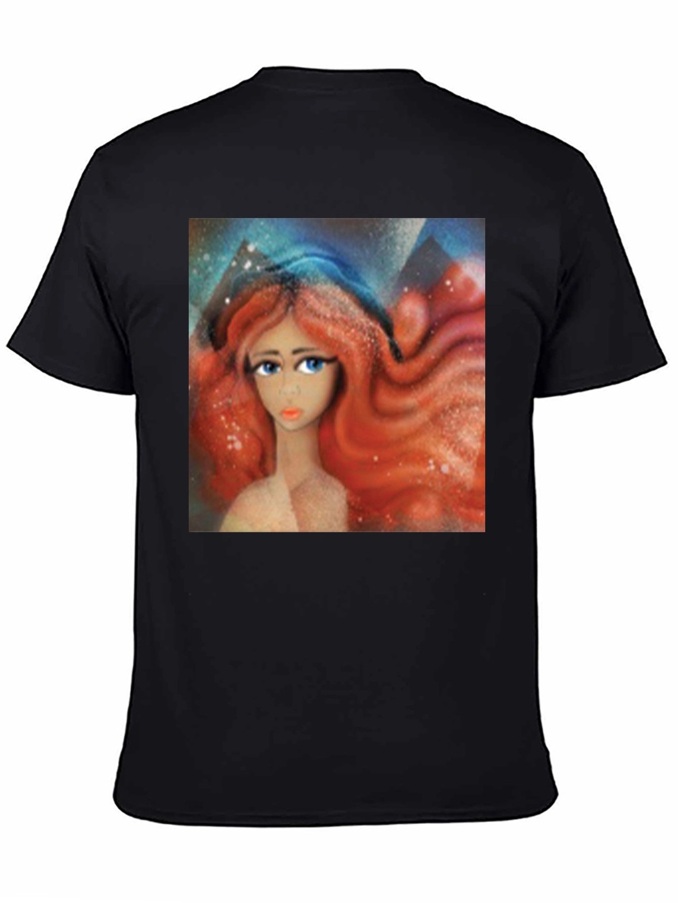 Red Haired Woman Graphic Tee