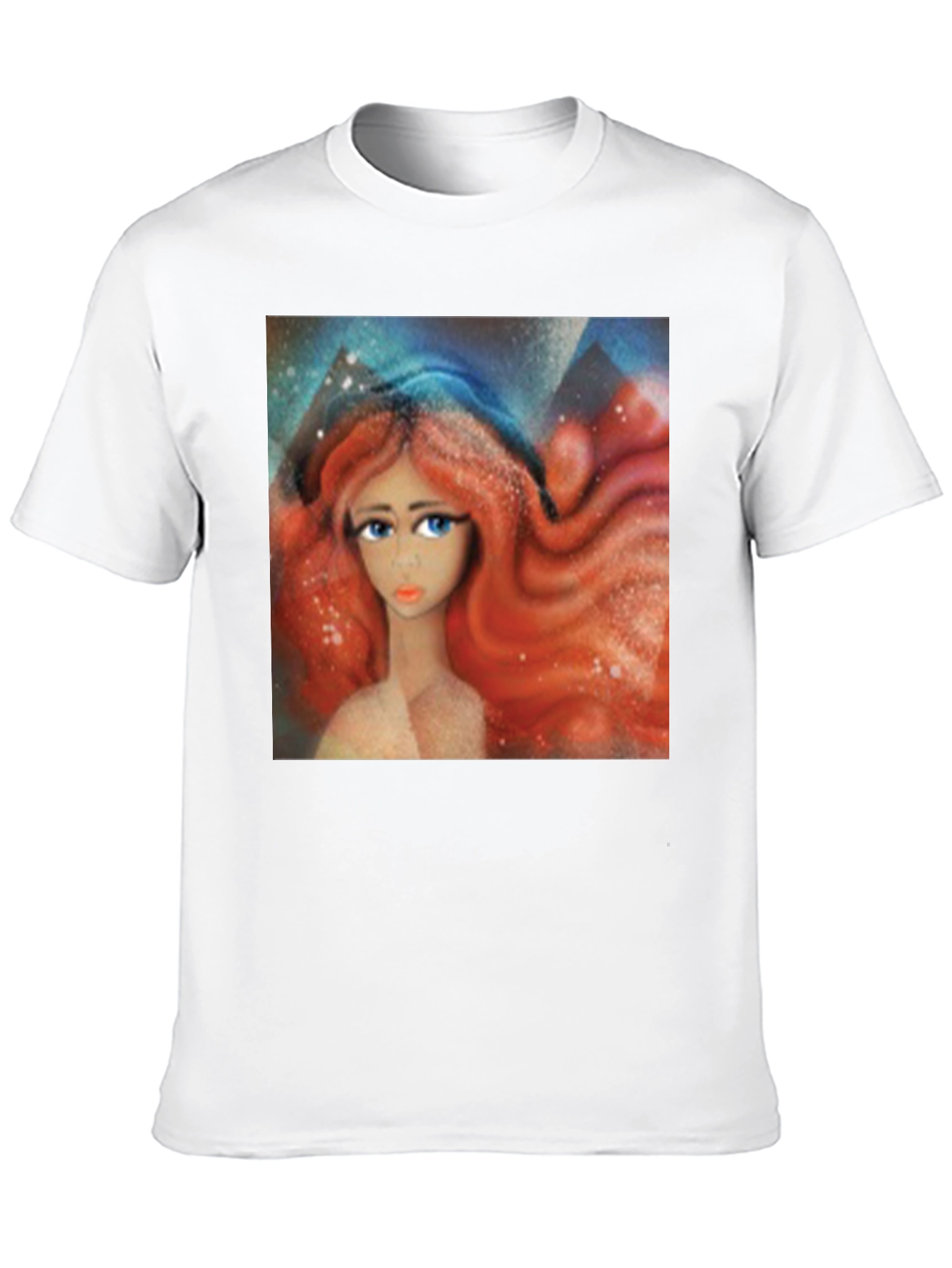 Red Haired Woman Graphic Tee