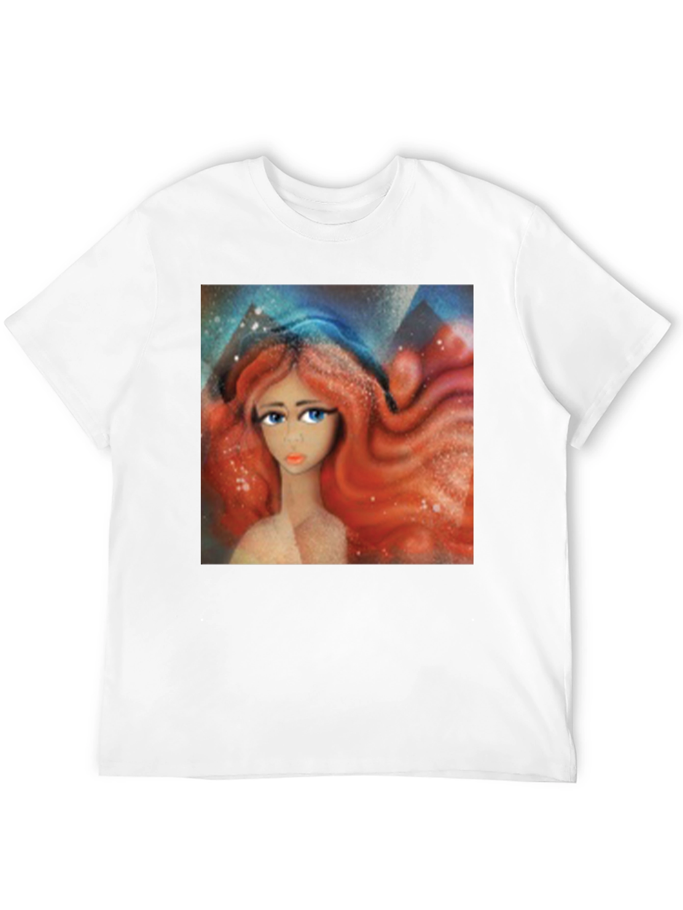 Red Haired Woman Graphic Tee