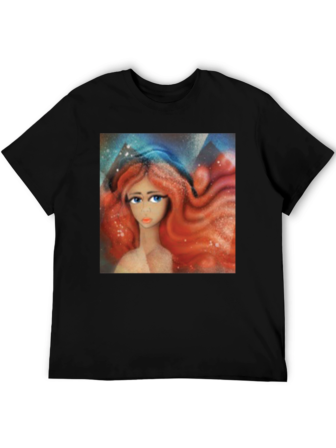 Red Haired Woman Graphic Tee