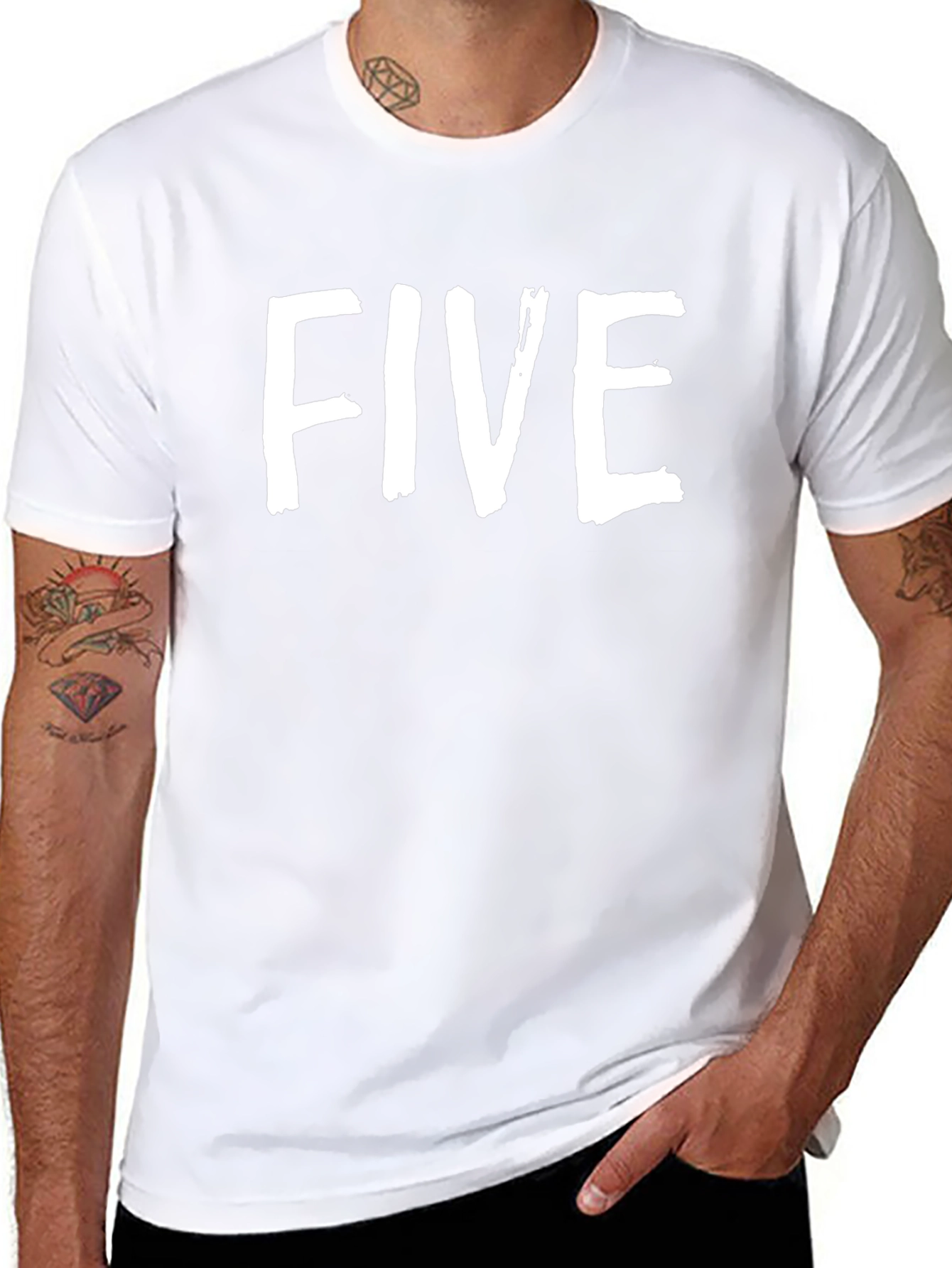 Five Graphic Tee - Bold Statement T-Shirt