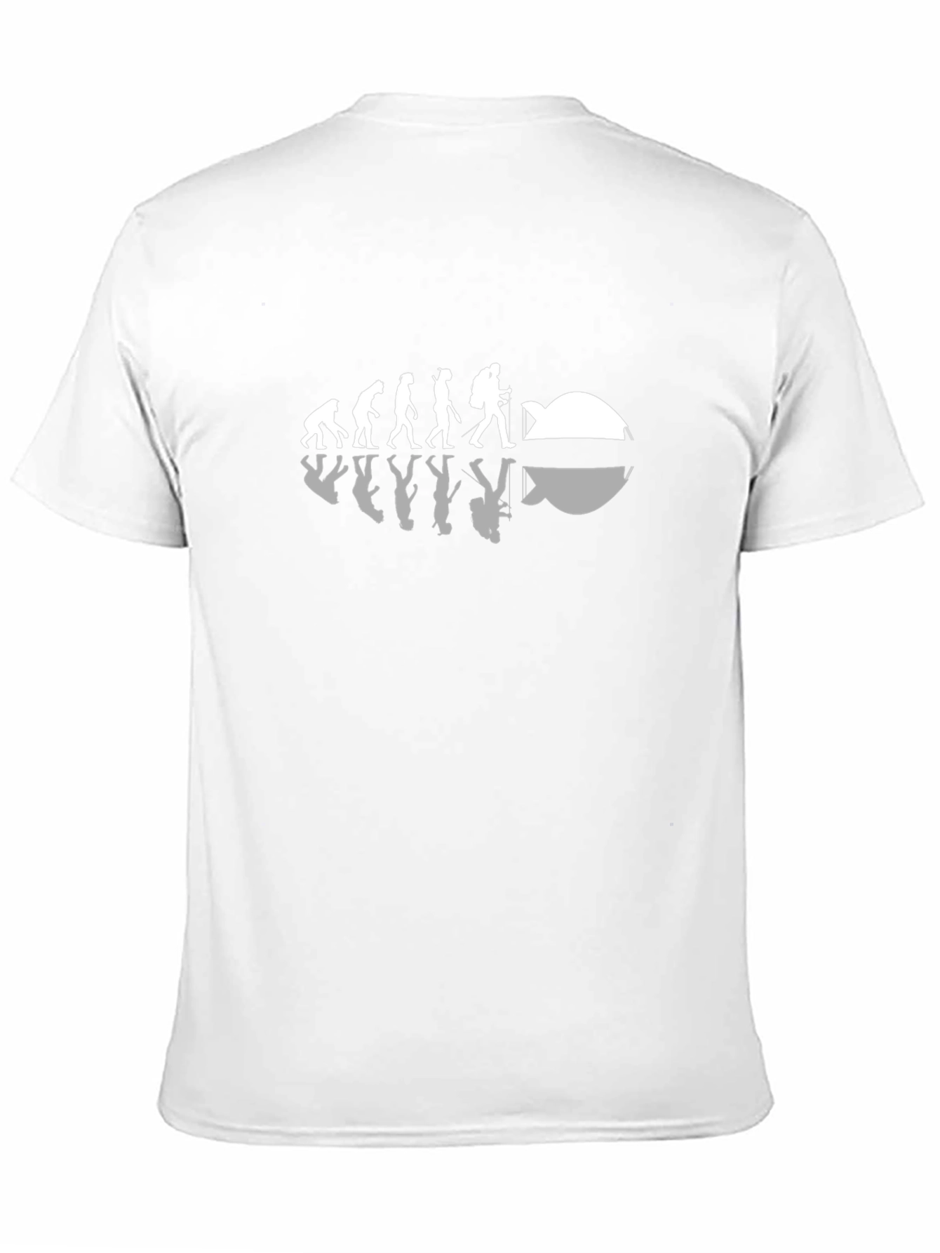 Evolution of Scuba Diving Mens Black T-Shirt