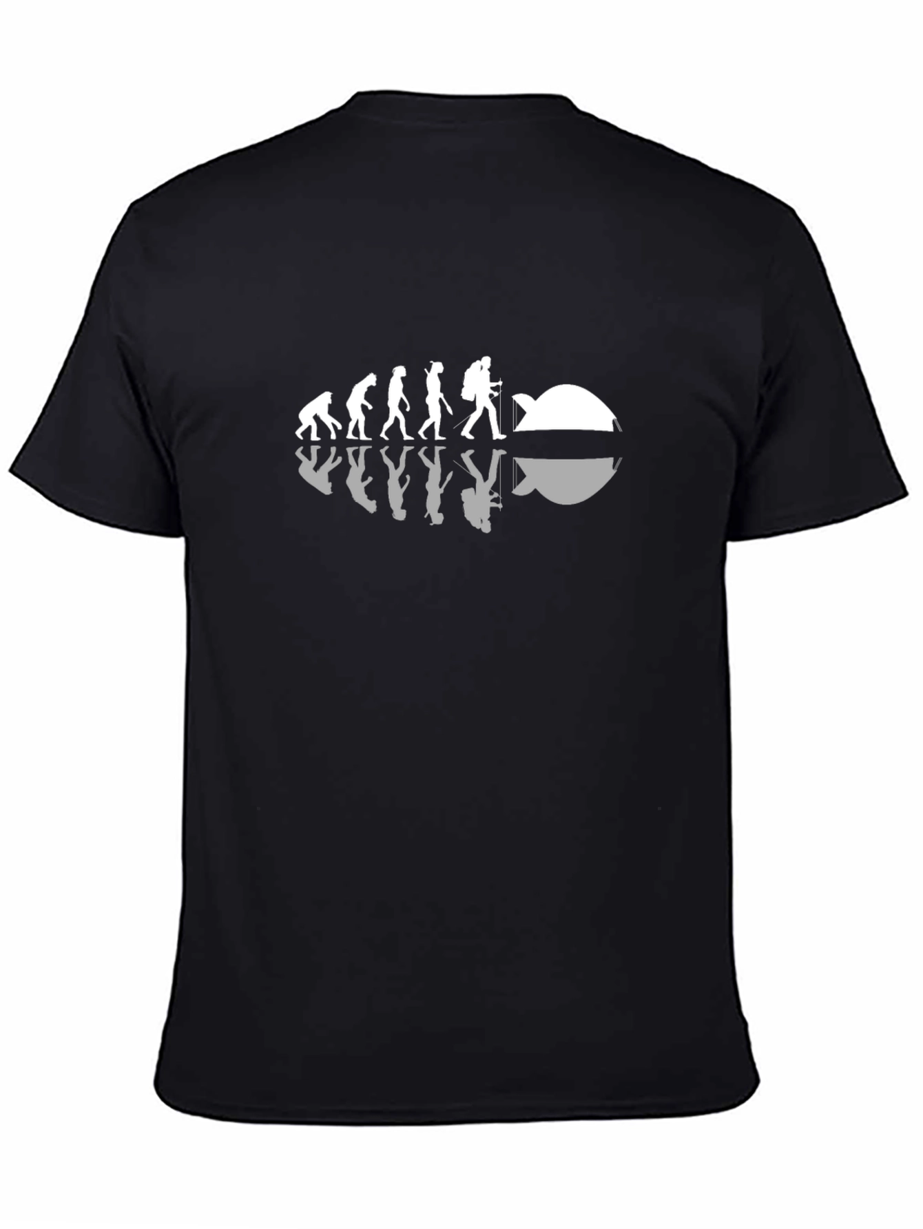 Evolution of Scuba Diving Mens Black T-Shirt
