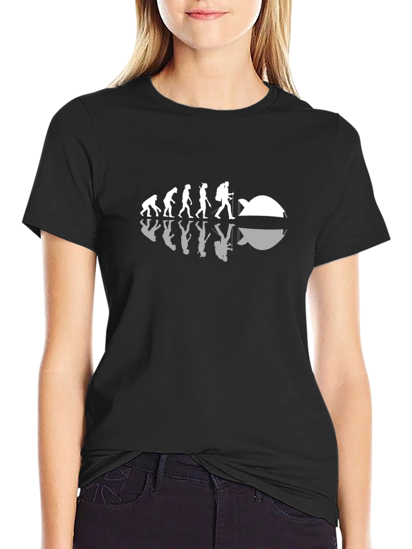 Evolution of Scuba Diving Mens Black T-Shirt