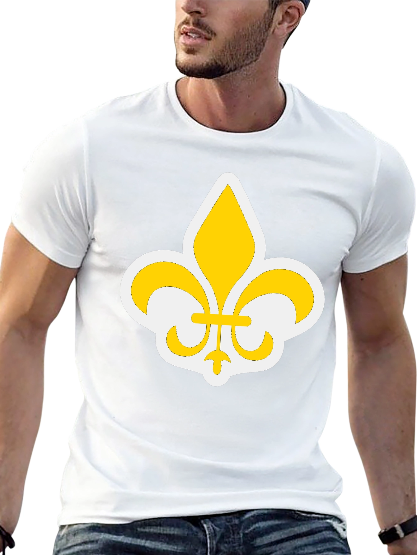 Fleur-de-Lis Graphic Black T-Shirt