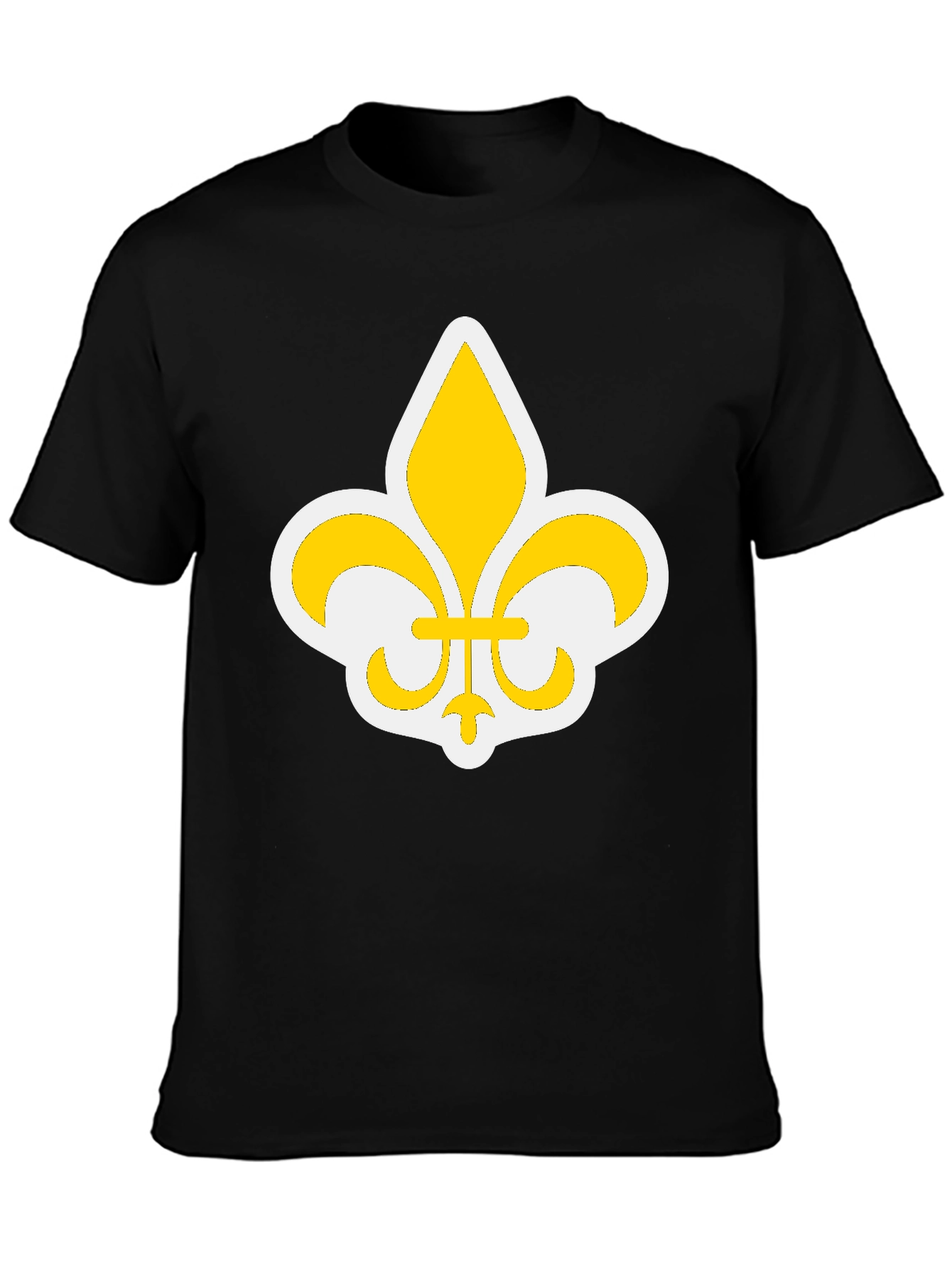 Fleur-de-Lis Graphic Black T-Shirt