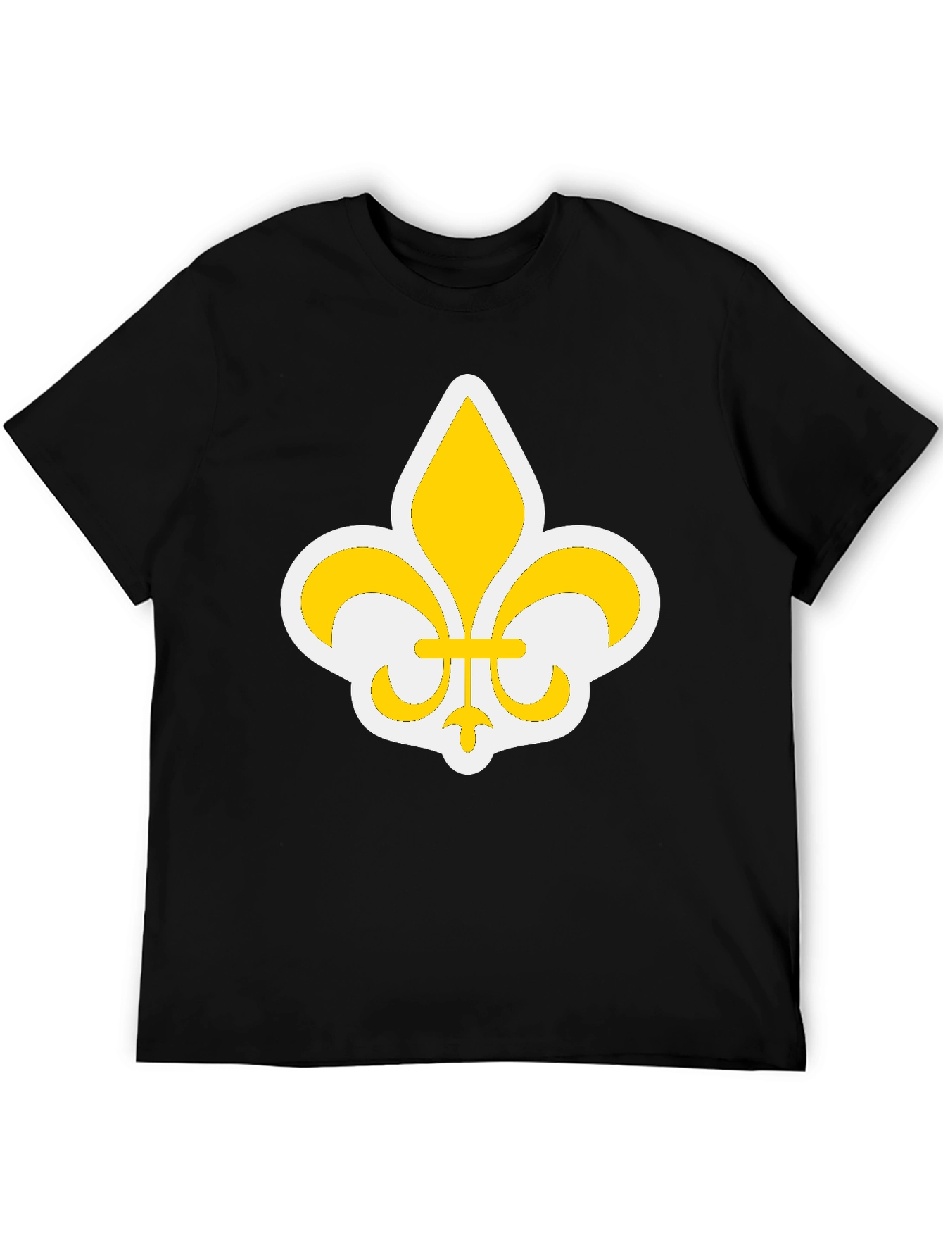 Fleur-de-Lis Graphic Black T-Shirt