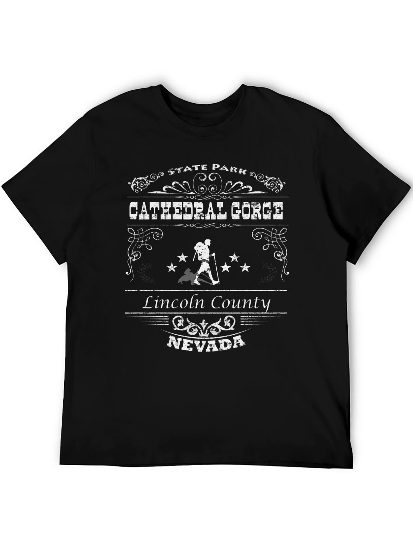Cathedral Gorge State Park Black T-Shirt