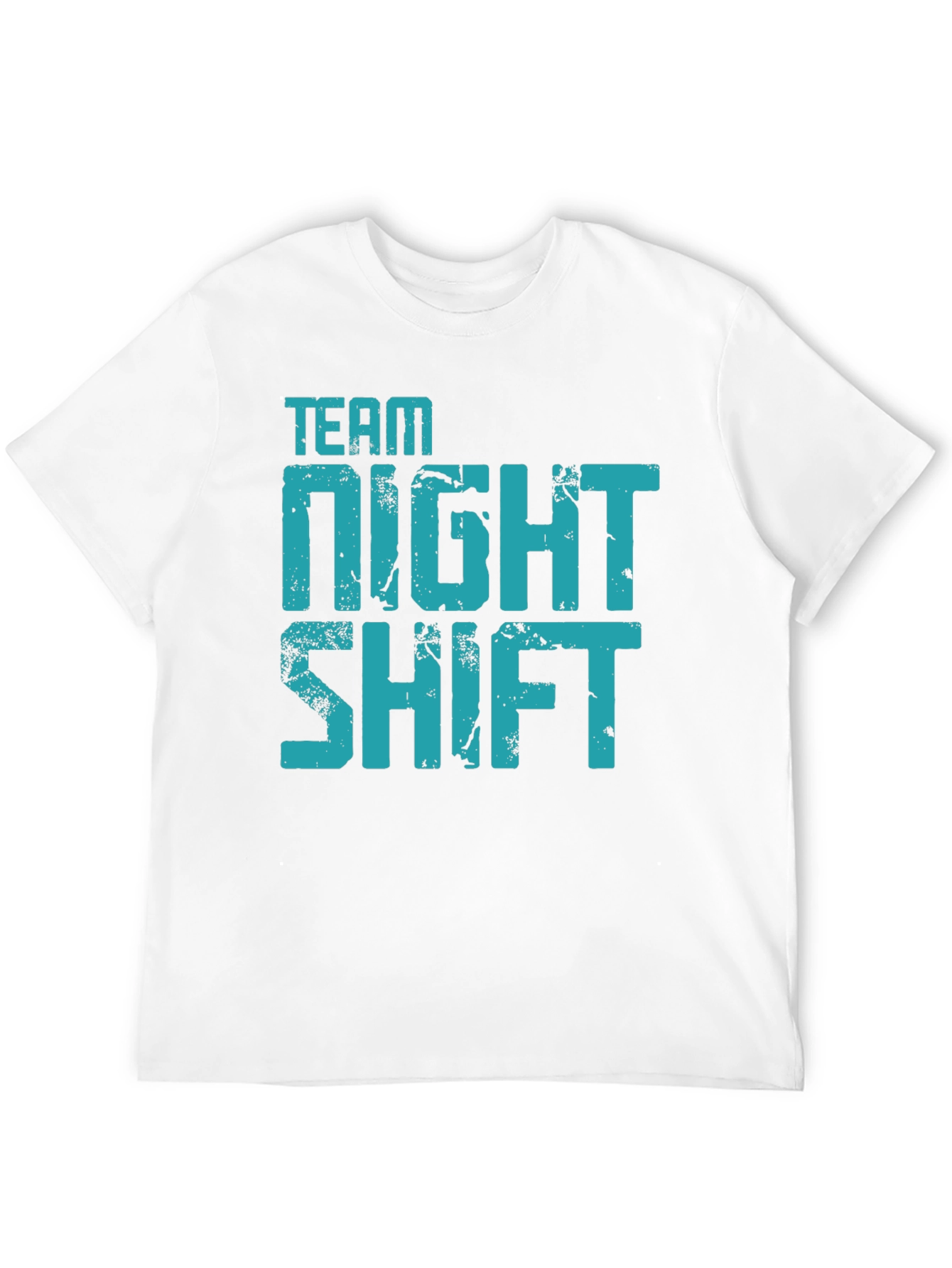 Team Night Shift Black Graphic T-Shirt