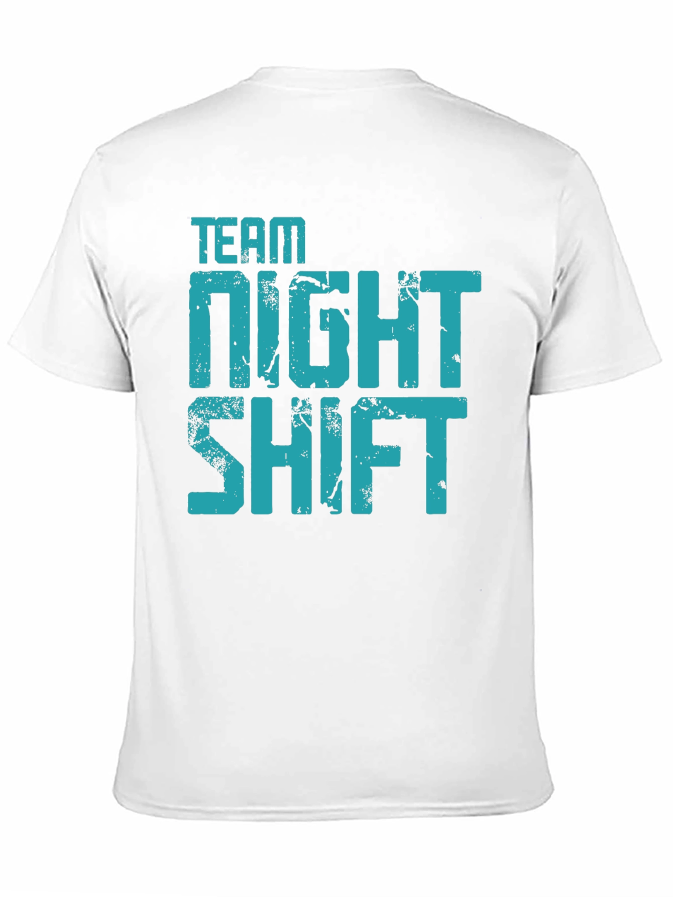 Team Night Shift Black Graphic T-Shirt
