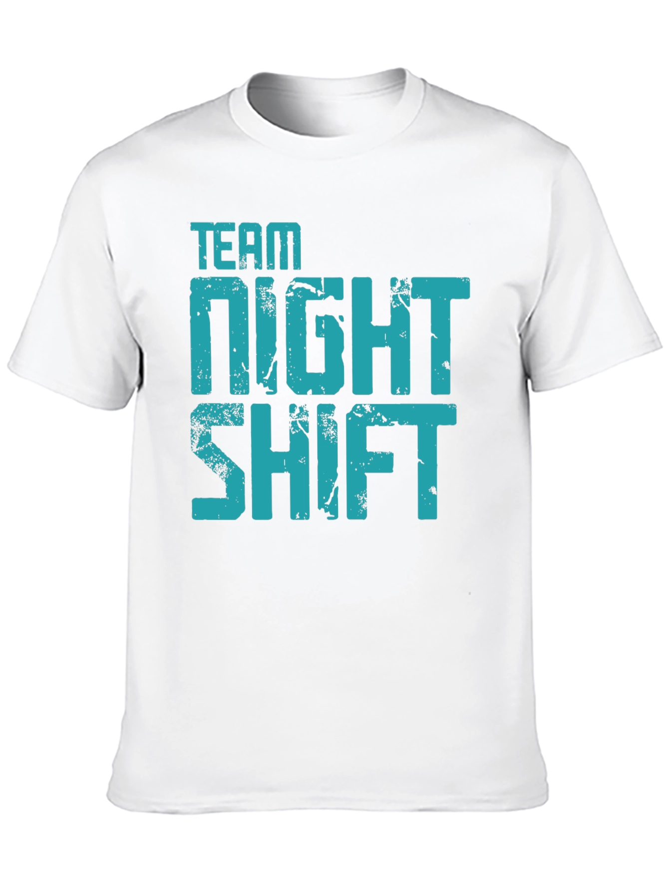 Team Night Shift Black Graphic T-Shirt