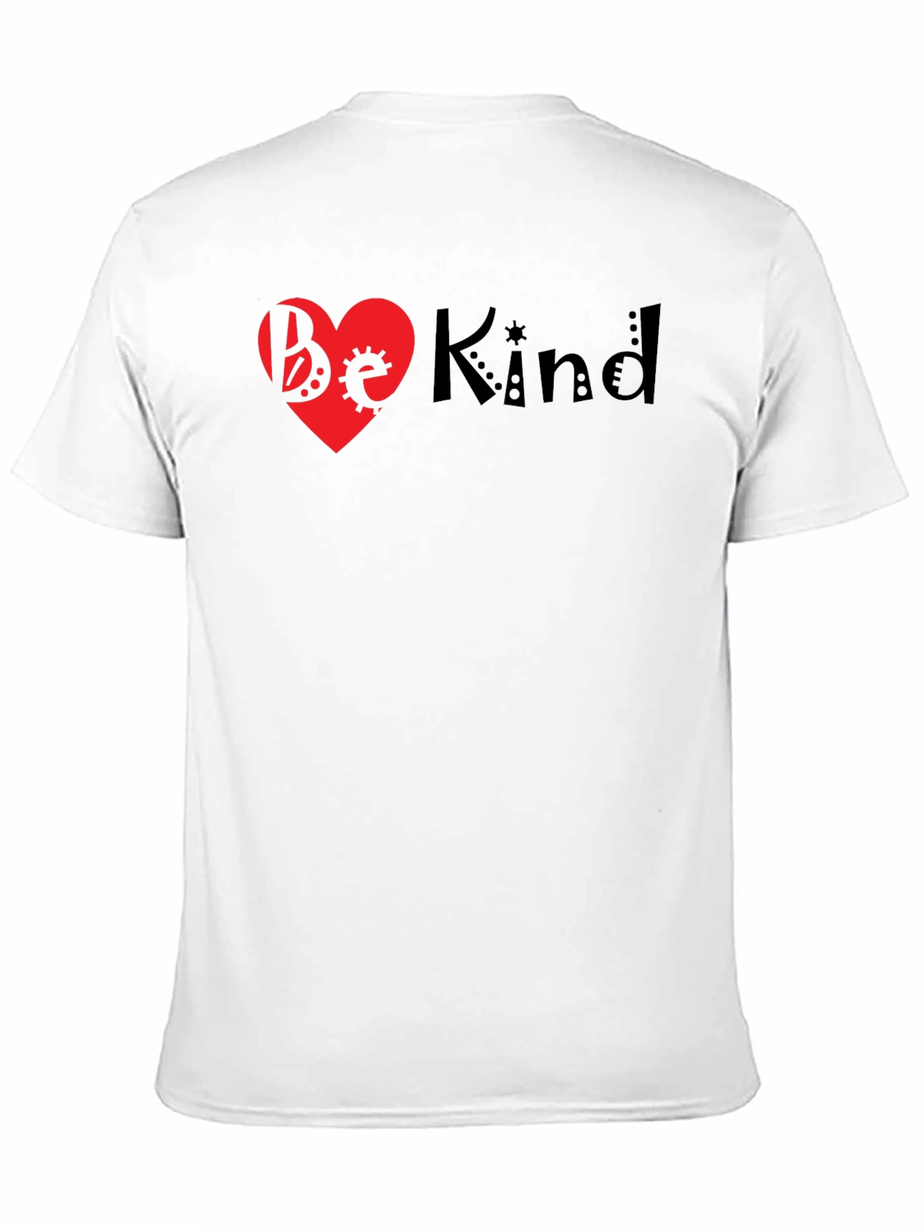 Be Kind Heart Graphic Tee - Black