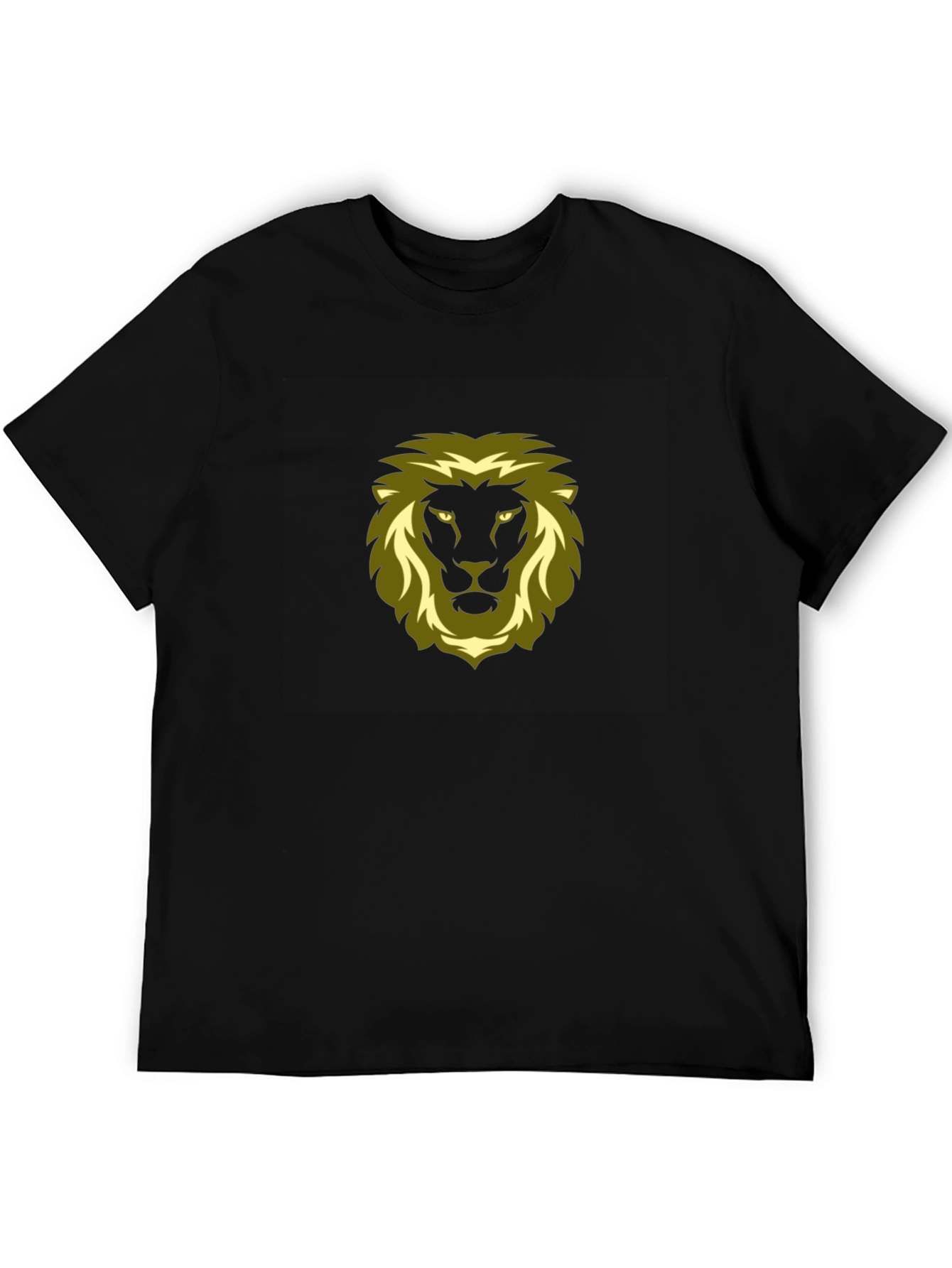 Lion Graphic Black T-Shirt