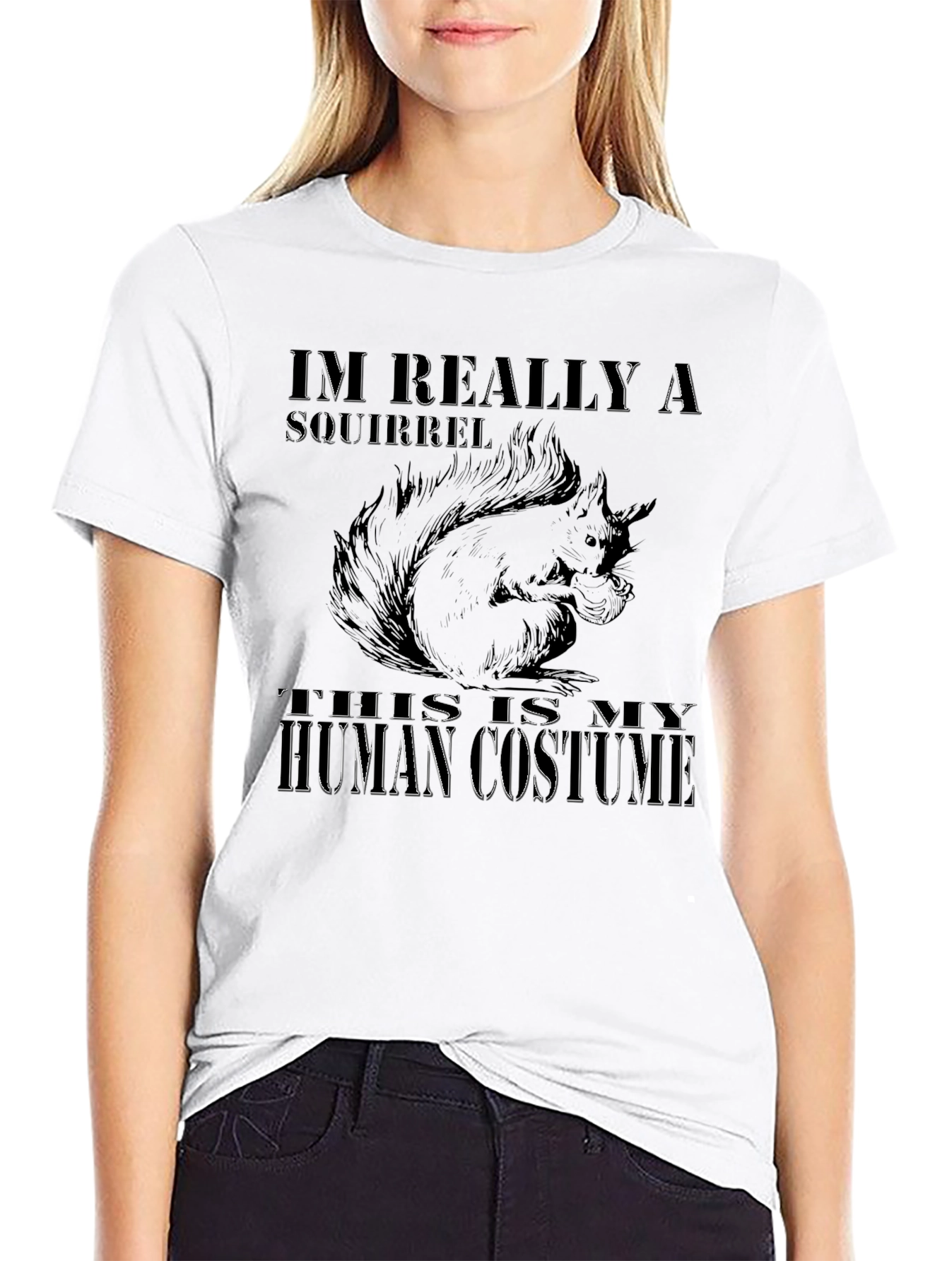Im Really A Squirrel Mens Graphic T-Shirt