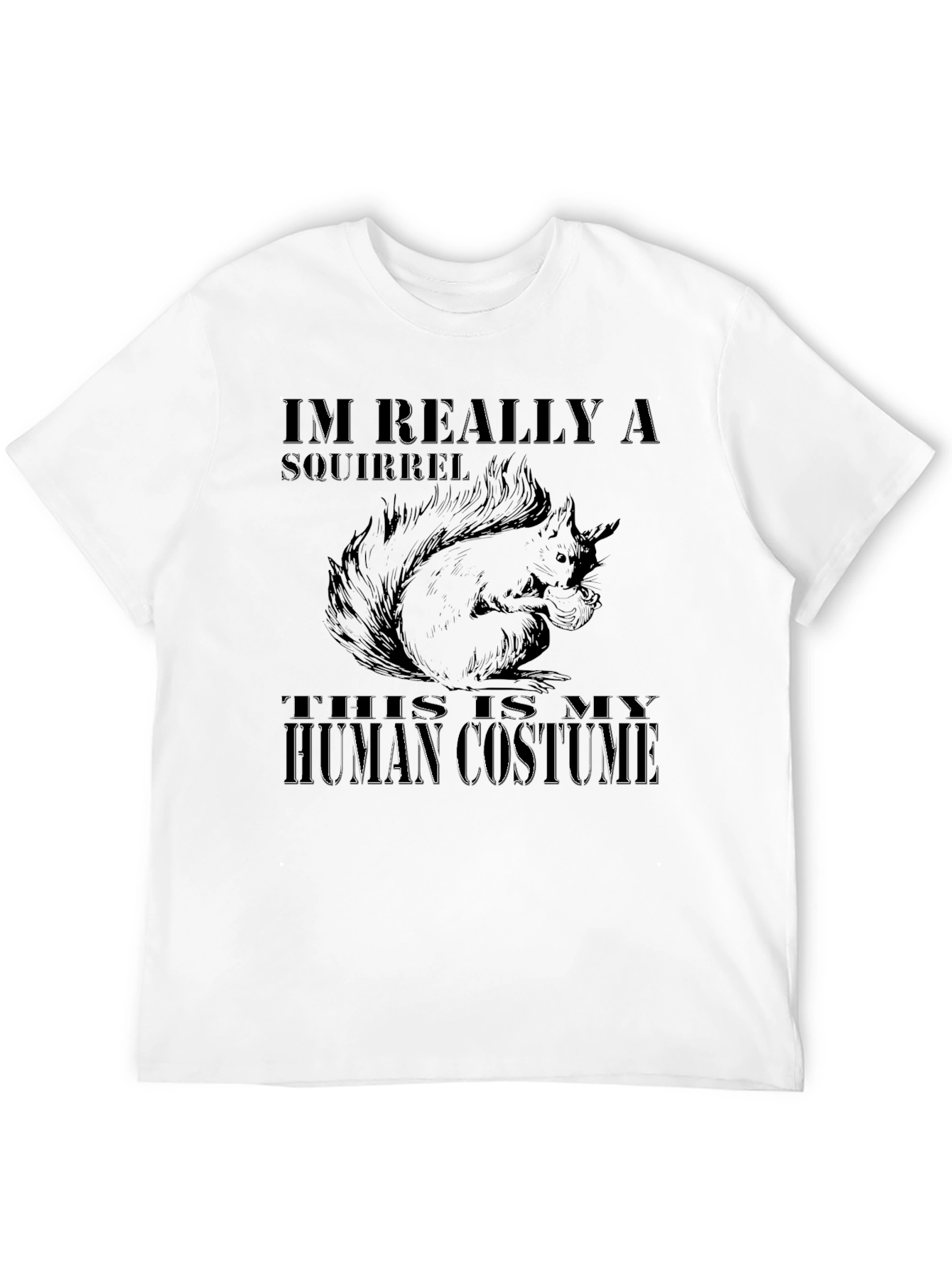 Im Really A Squirrel Mens Graphic T-Shirt