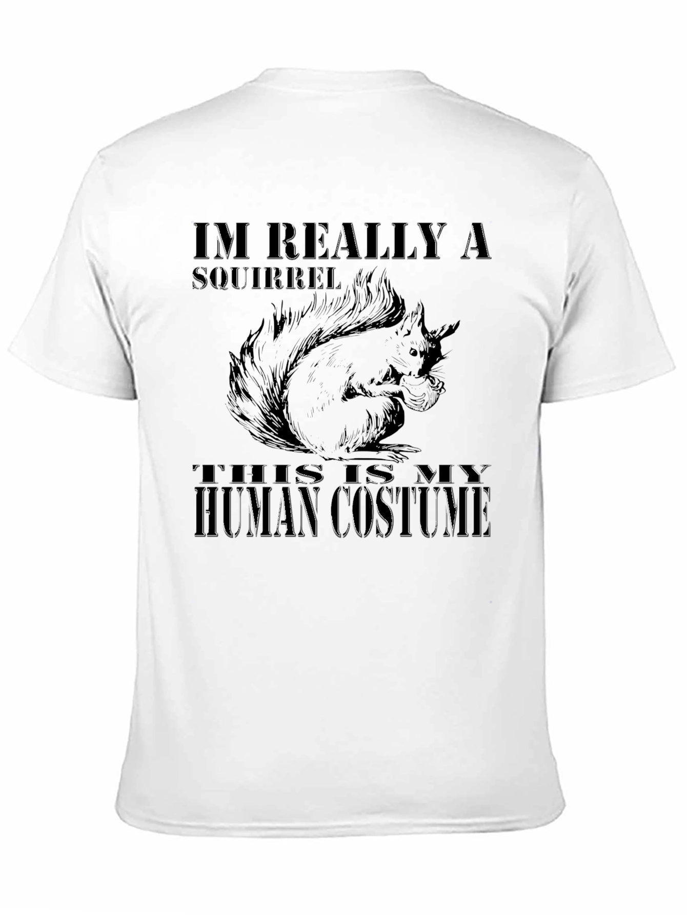 Im Really A Squirrel Mens Graphic T-Shirt
