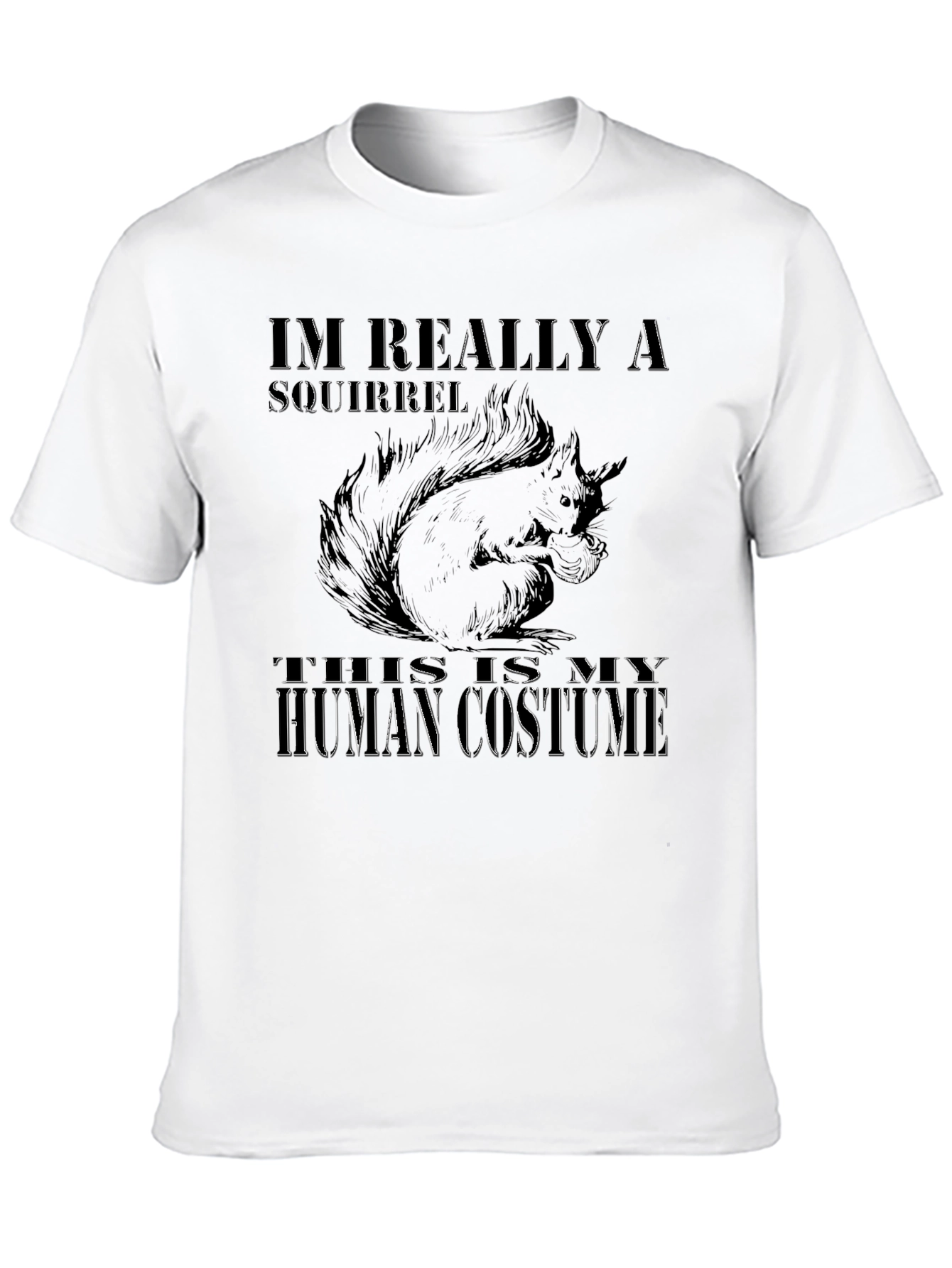 Im Really A Squirrel Mens Graphic T-Shirt
