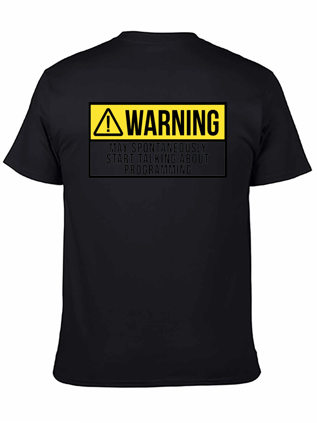 Warning Programmer T-Shirt - Funny Coding Gift