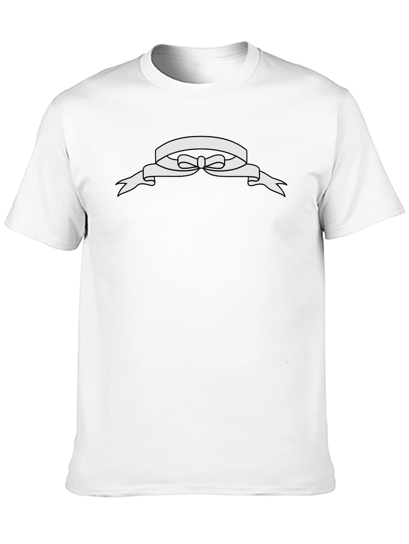 Ribbon Graphic Tee - Classic Style