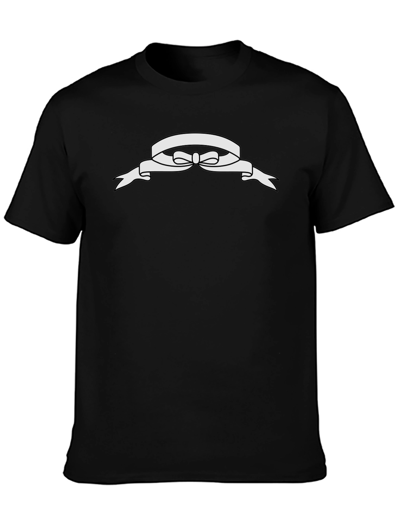Ribbon Graphic Tee - Classic Style