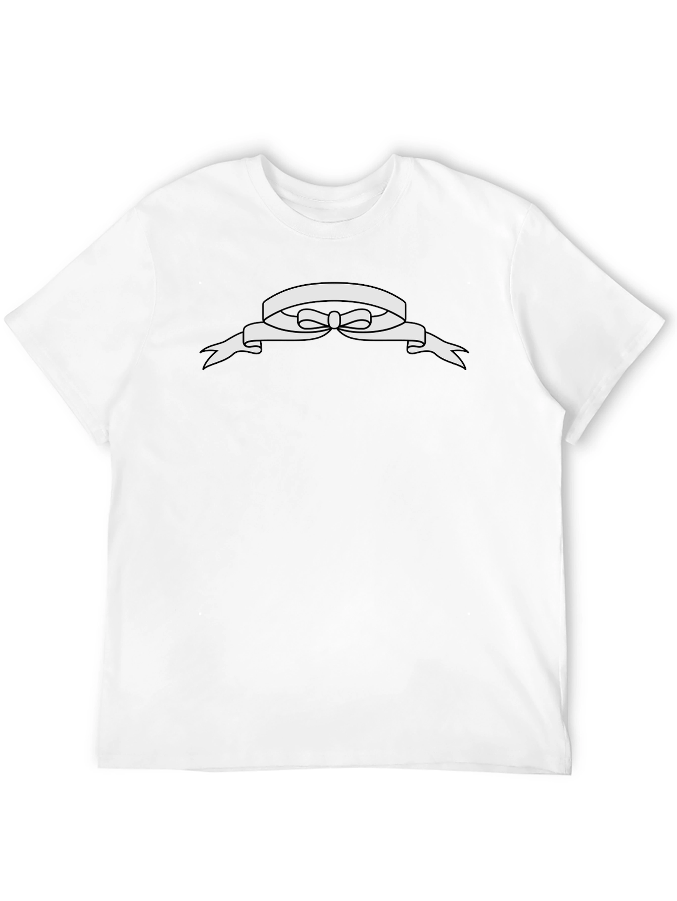 Ribbon Graphic Tee - Classic Style