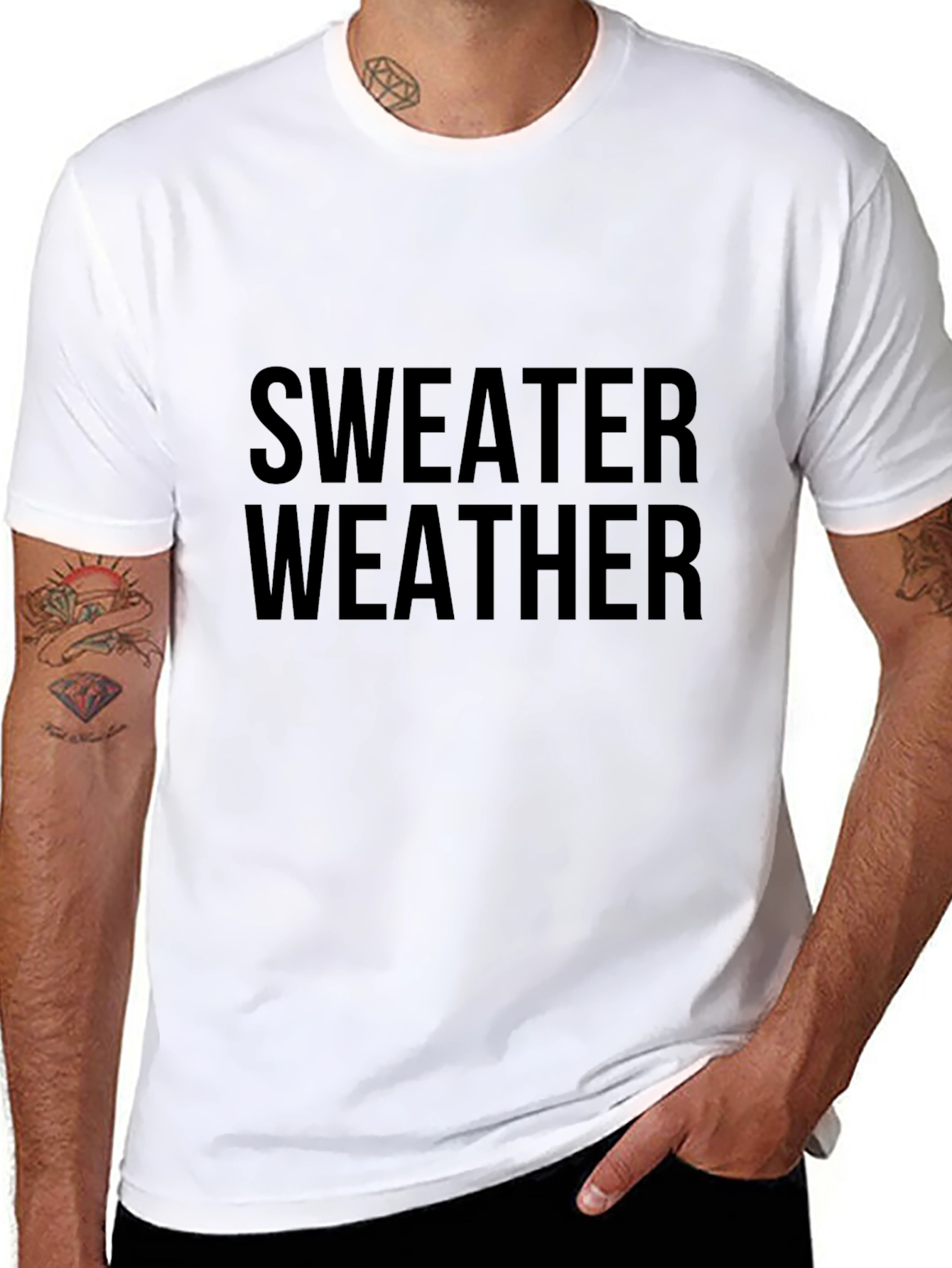 Sweater Weather Graphic Tee - Cozy & Stylish