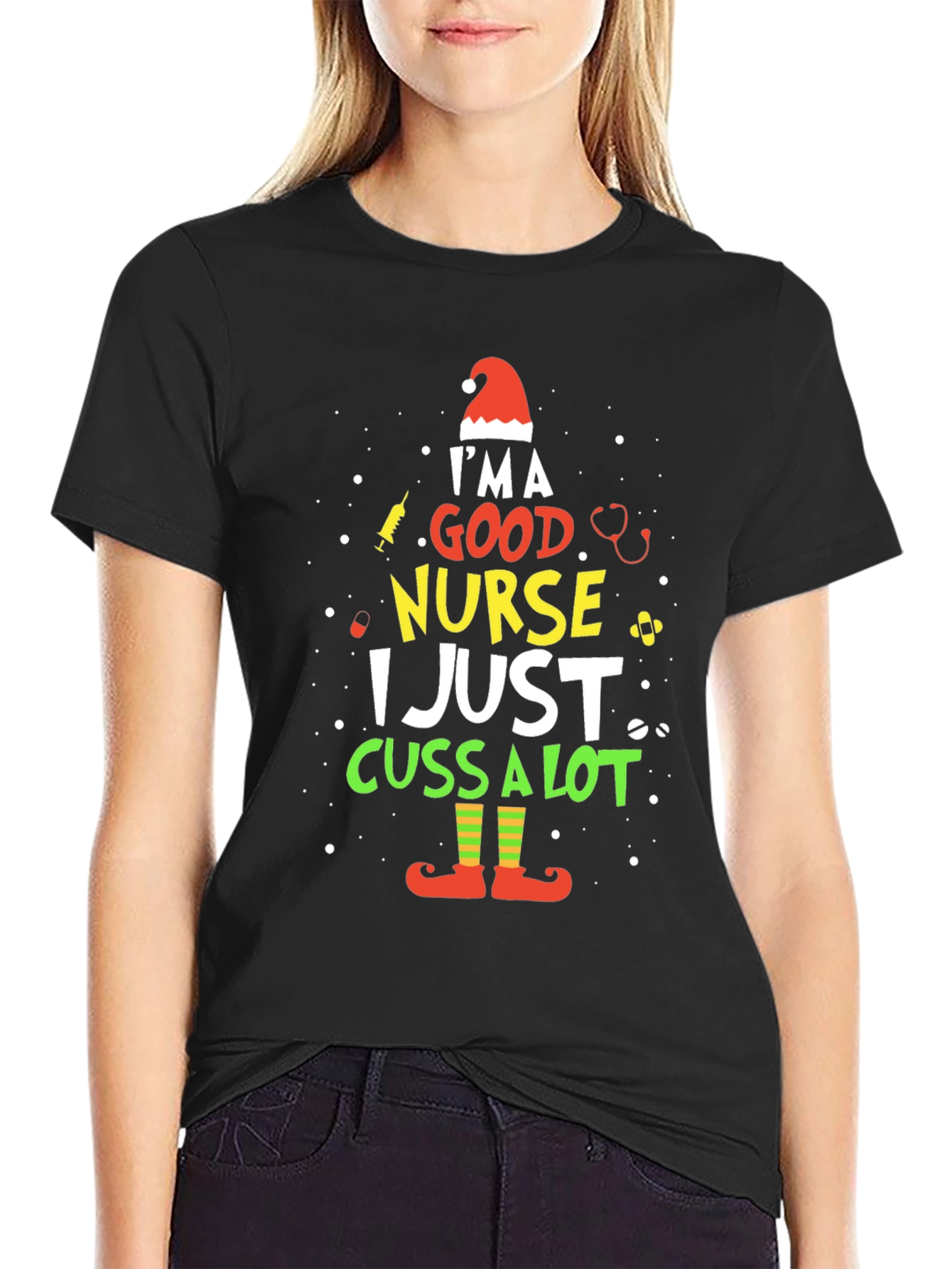 Good Nurse Cuss A Lot Tee