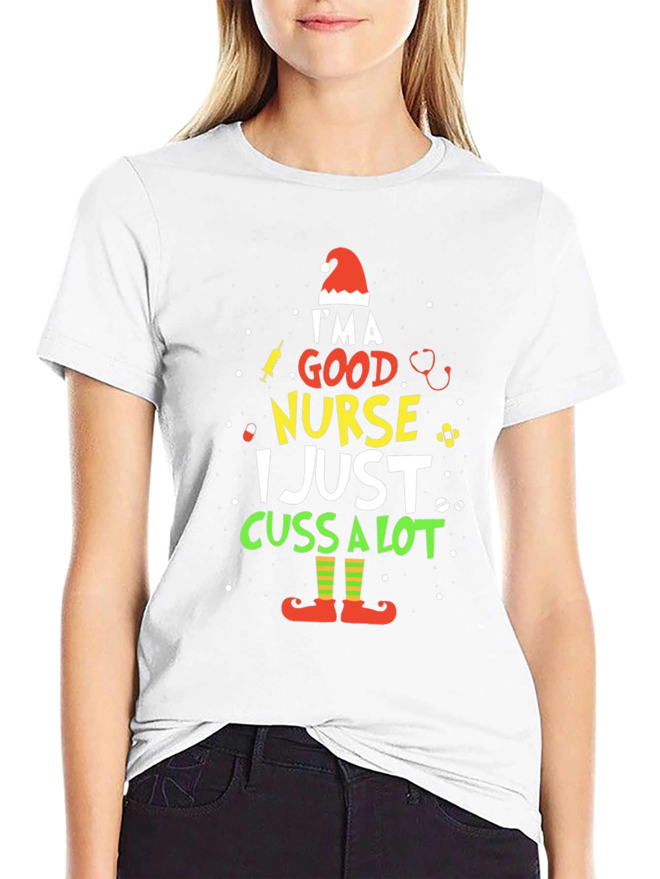 Good Nurse Cuss A Lot Tee