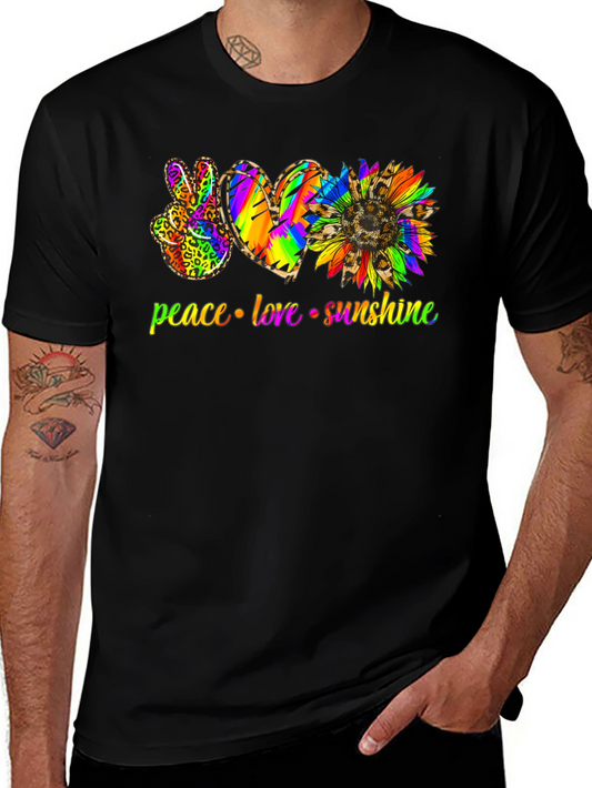 Peace Love Sunshine Graphic T-Shirt