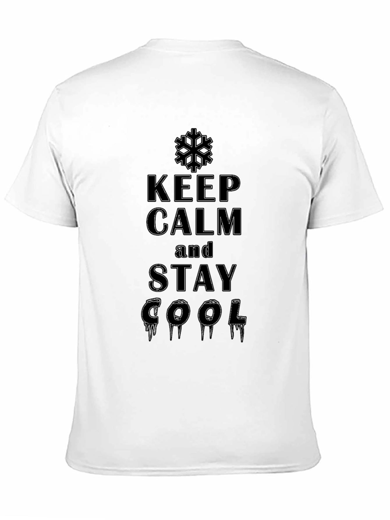 Keep Calm and Stay Cool Black T-Shirt