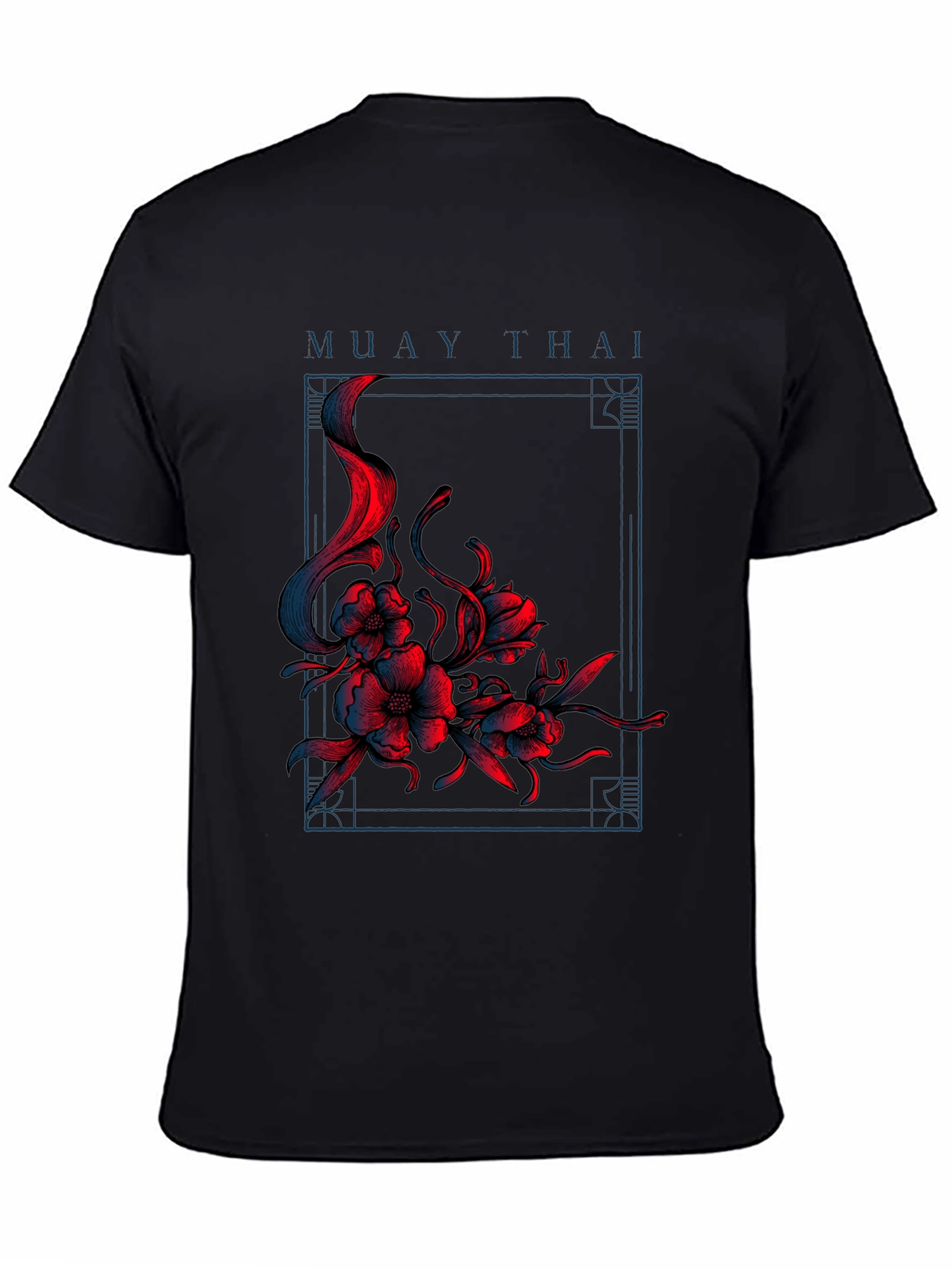 Muay Thai Floral T-Shirt - Martial Arts Apparel