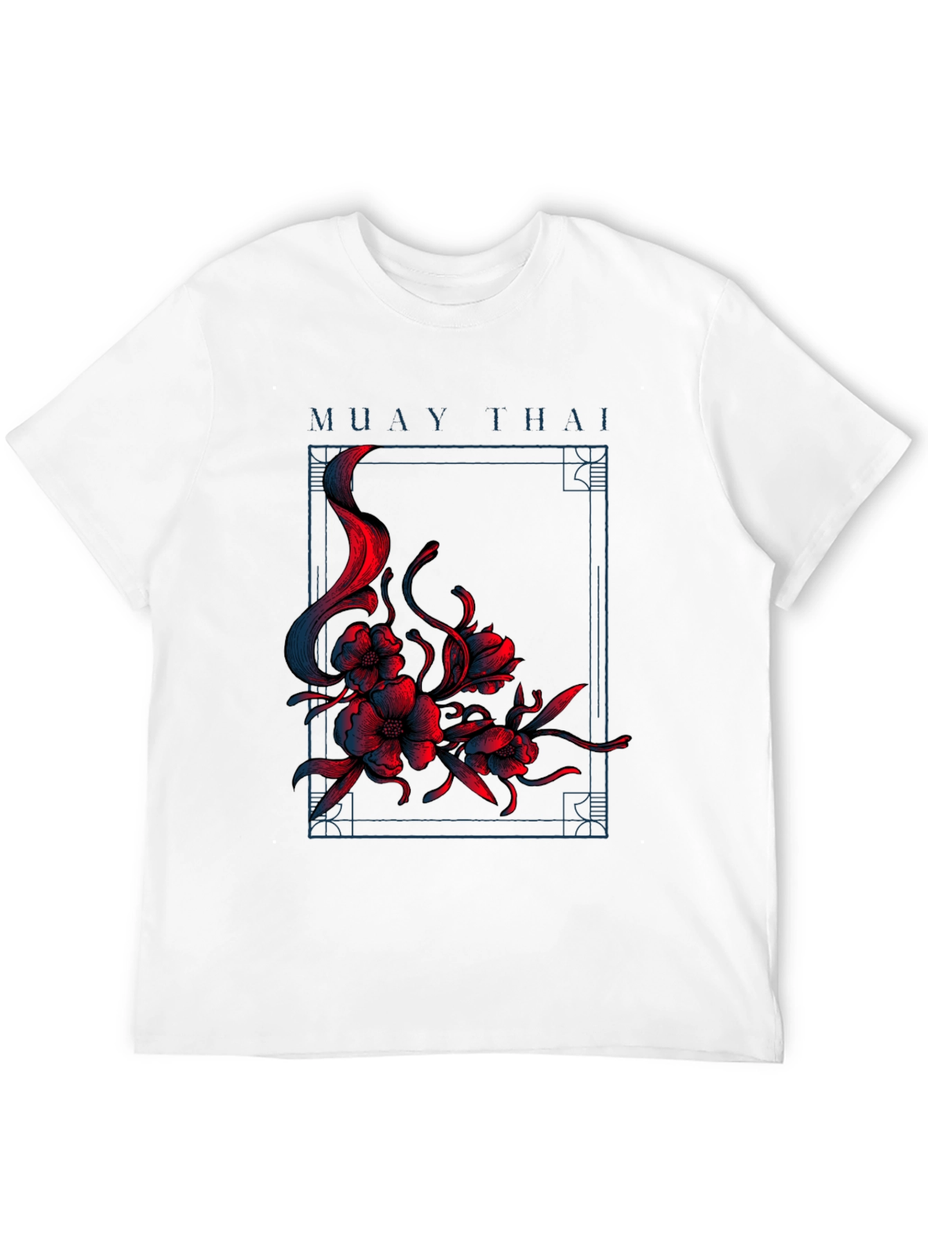 Muay Thai Floral T-Shirt - Martial Arts Apparel
