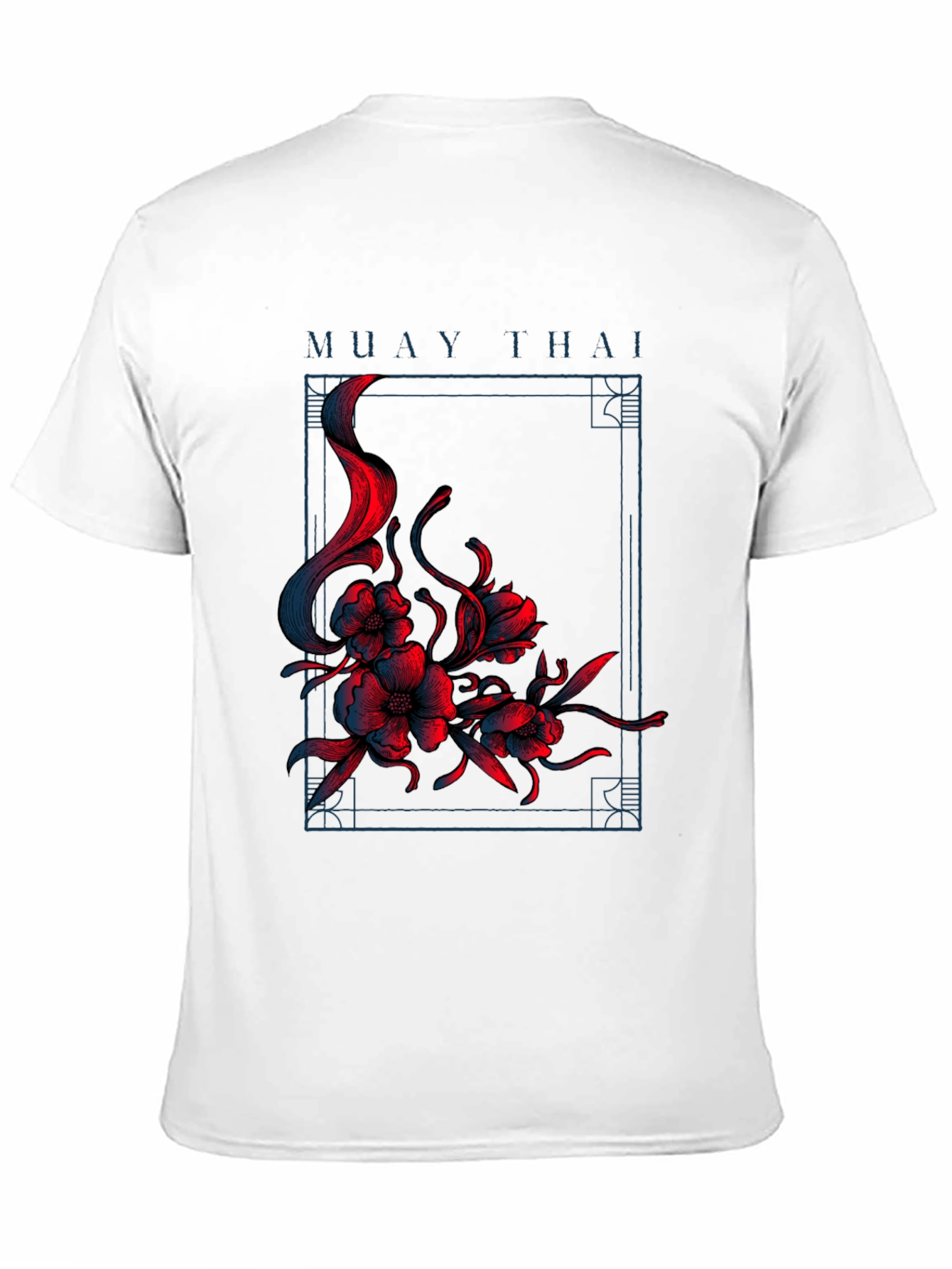 Muay Thai Floral T-Shirt - Martial Arts Apparel