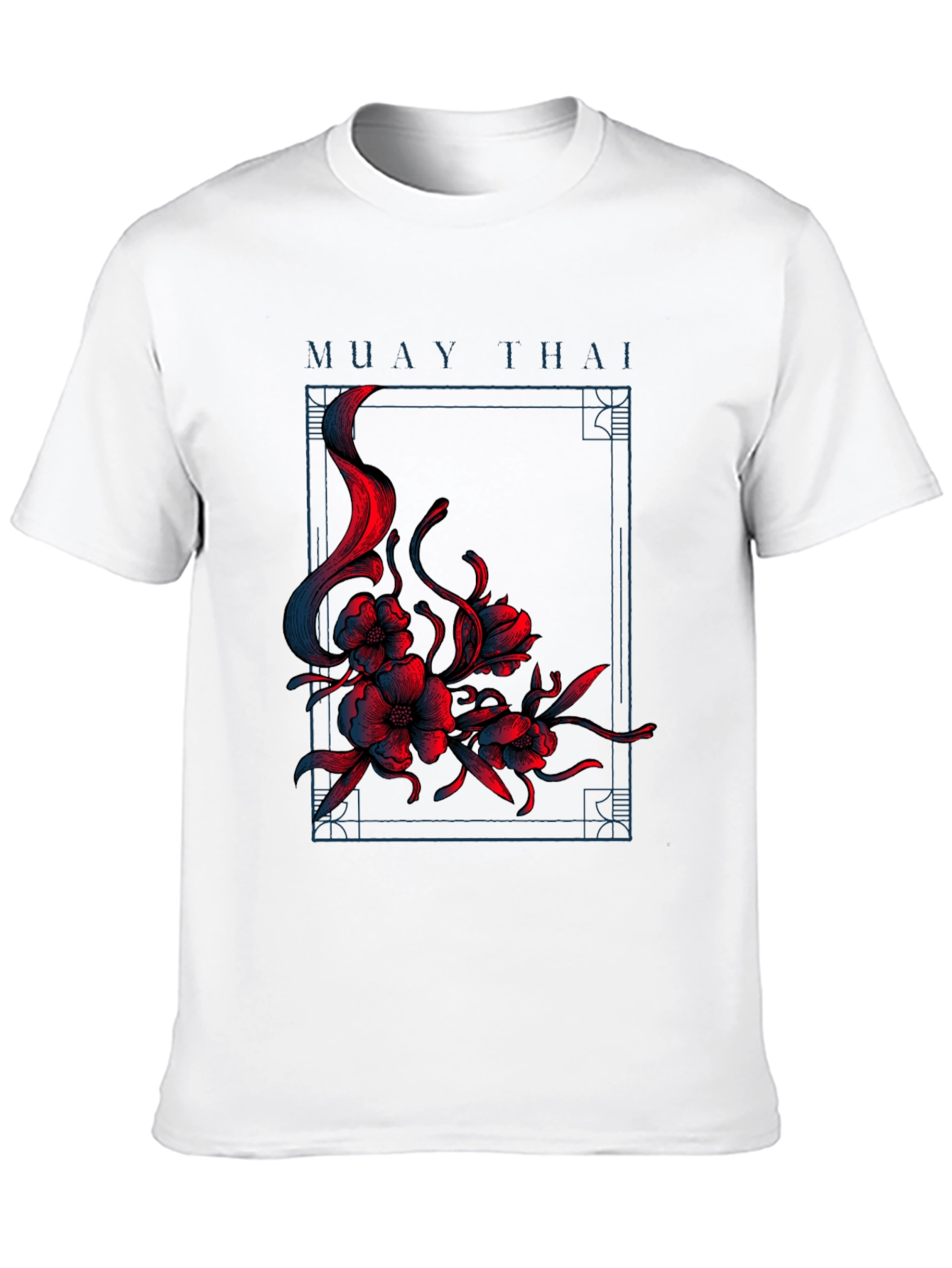 Muay Thai Floral T-Shirt - Martial Arts Apparel