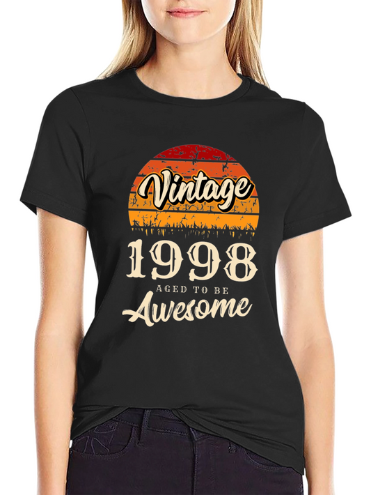Vintage 1998 Aged To Be Awesome Graphic T-Shirt