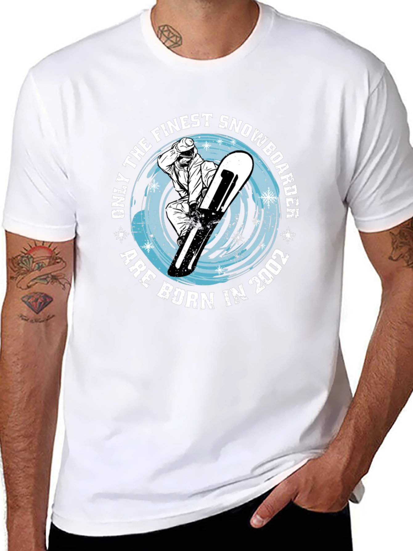Finest Snowboarder Born in 2002 T-Shirt