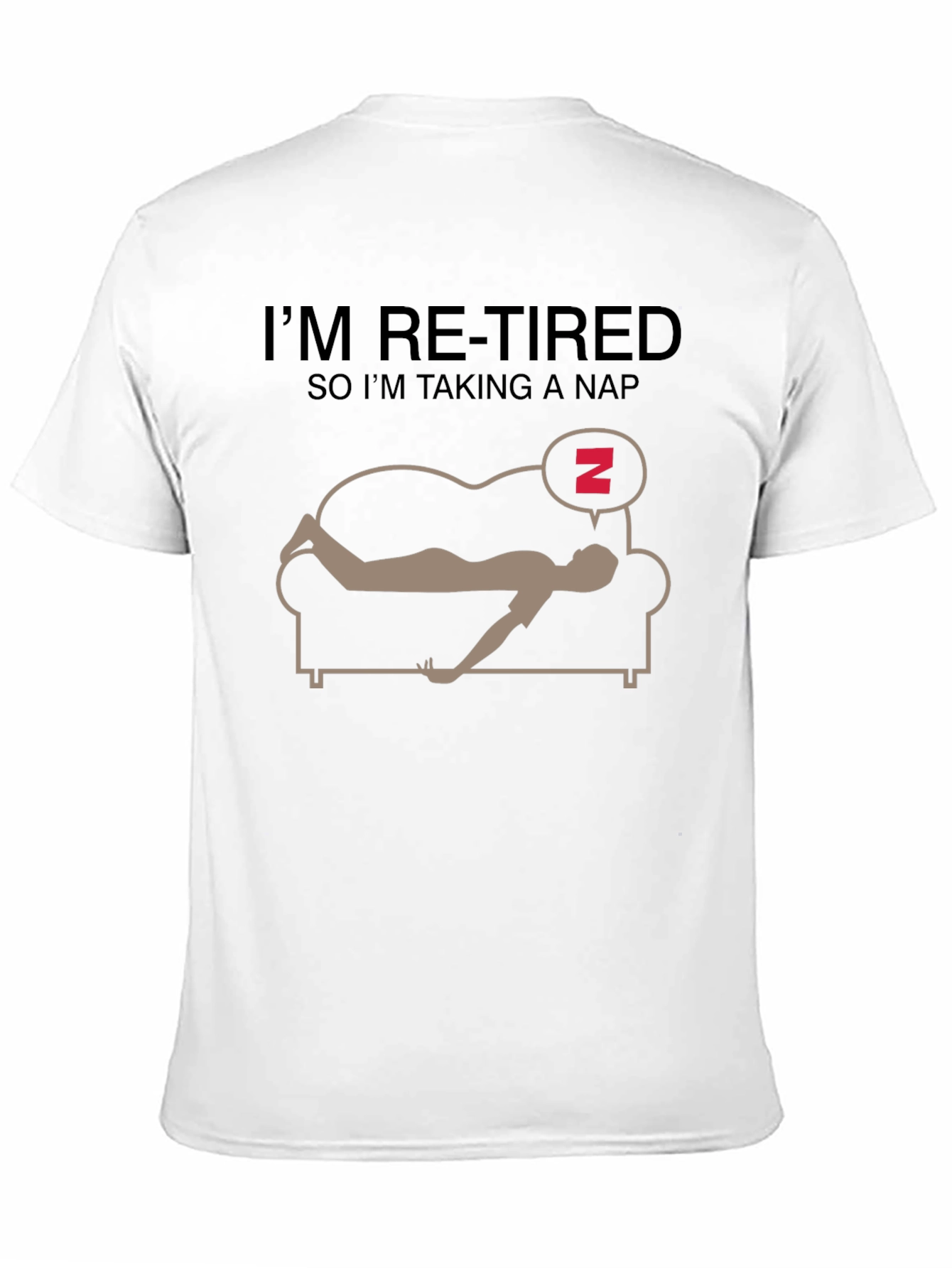 Funny Re-Tired Nap T-Shirt