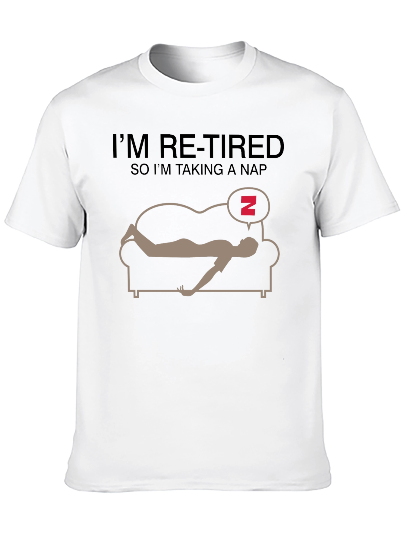 Funny Re-Tired Nap T-Shirt