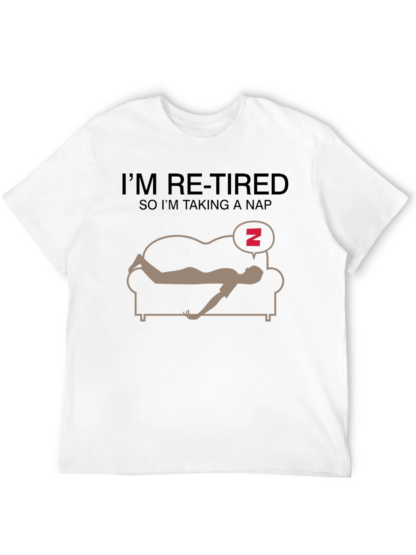 Funny Re-Tired Nap T-Shirt