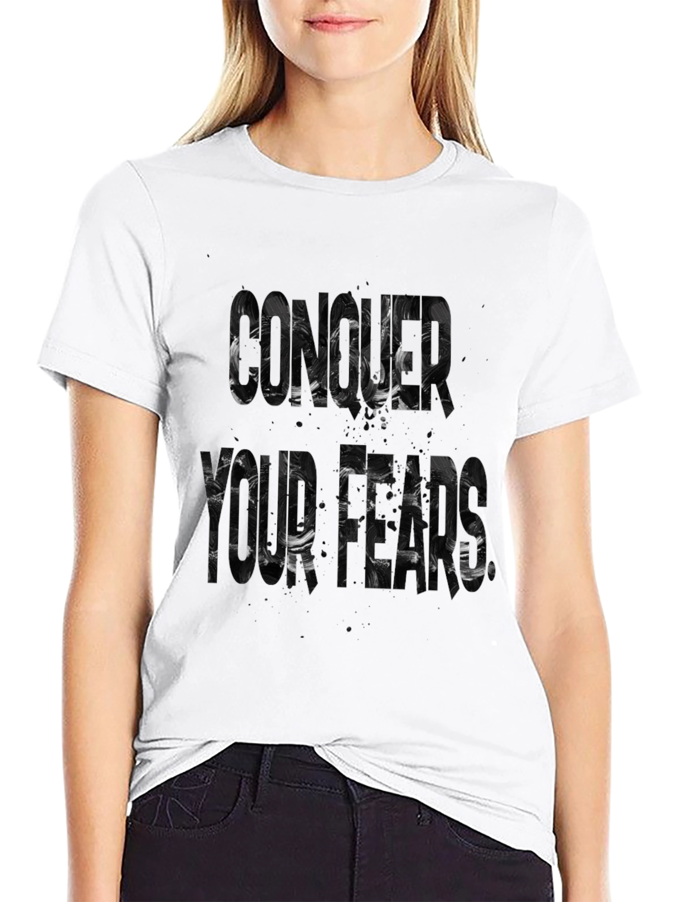Conquer Your Fears T-Shirt Black