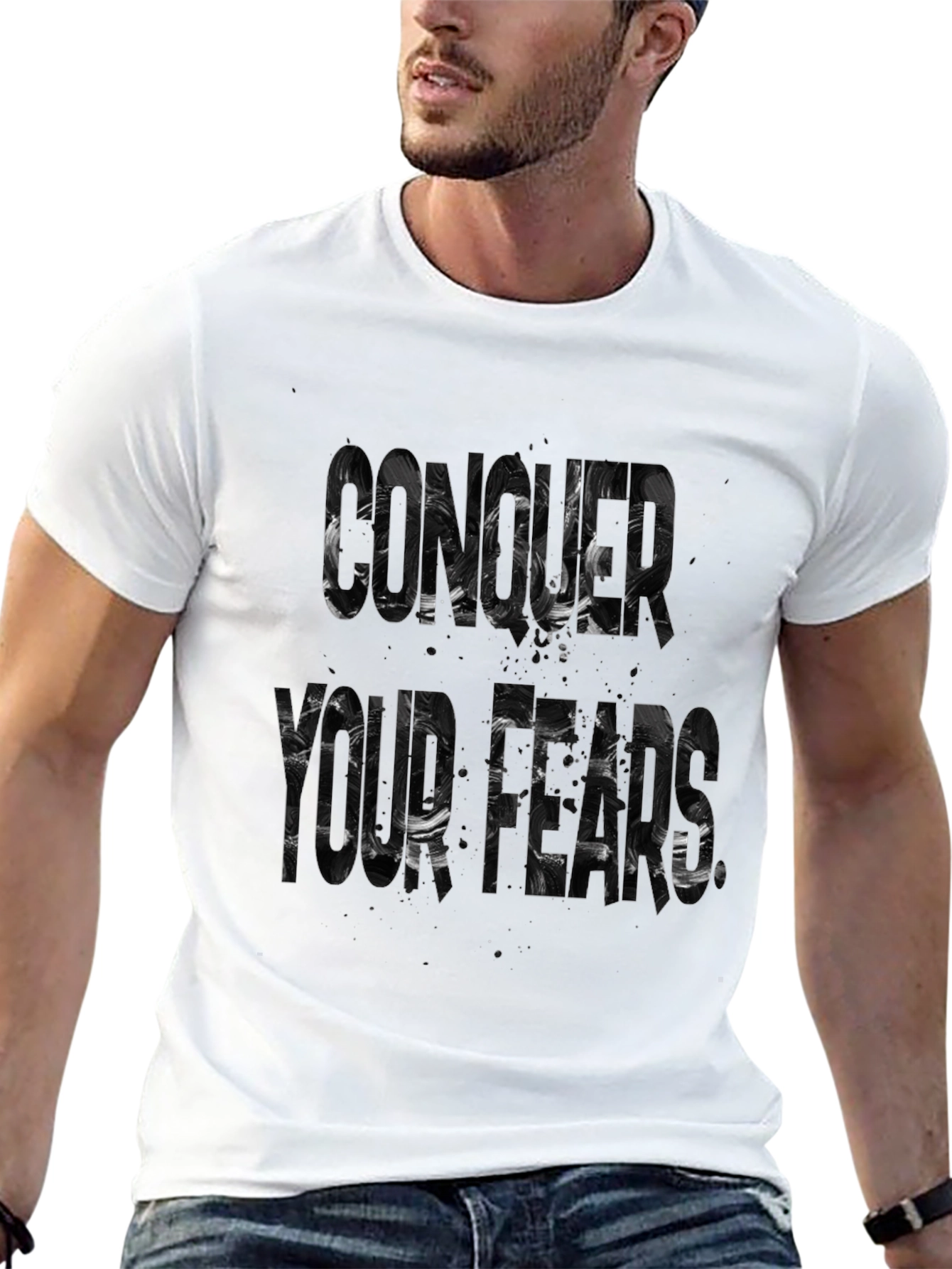 Conquer Your Fears T-Shirt Black