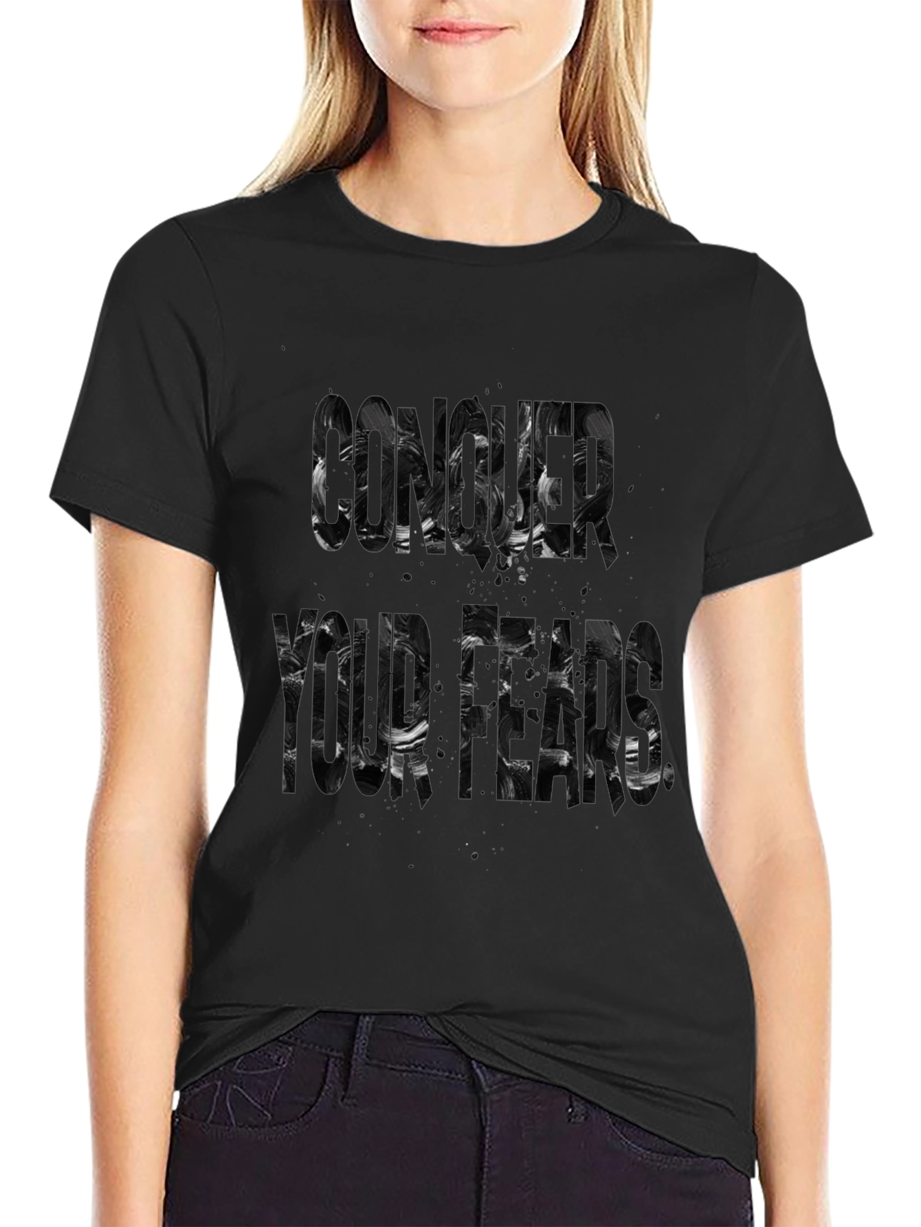 Conquer Your Fears T-Shirt Black