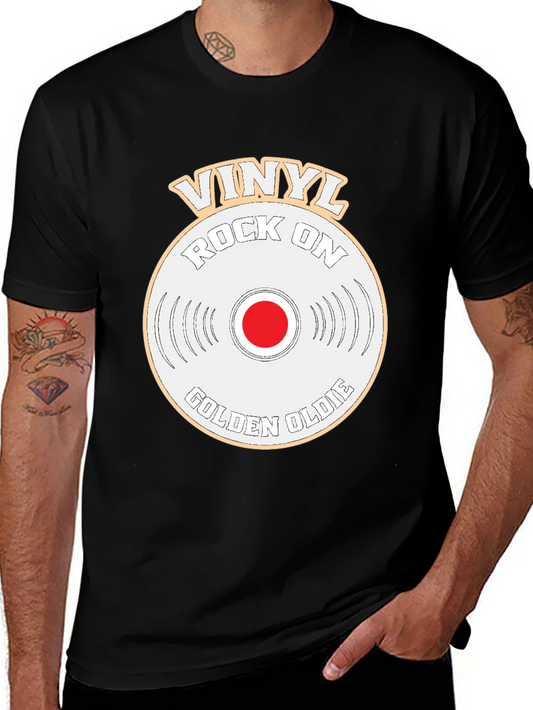 Vinyl Rock On Golden Oldie T-Shirt
