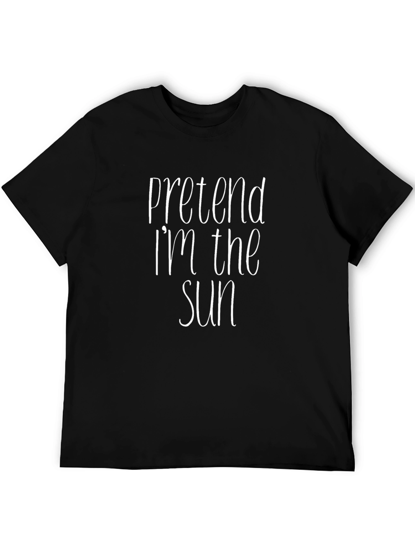 Pretend Im the Sun Graphic Tee - Black