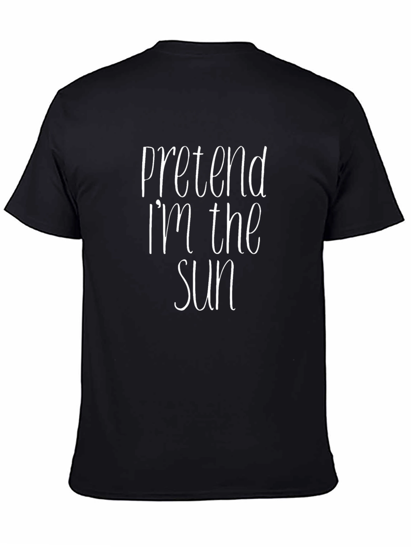Pretend Im the Sun Graphic Tee - Black